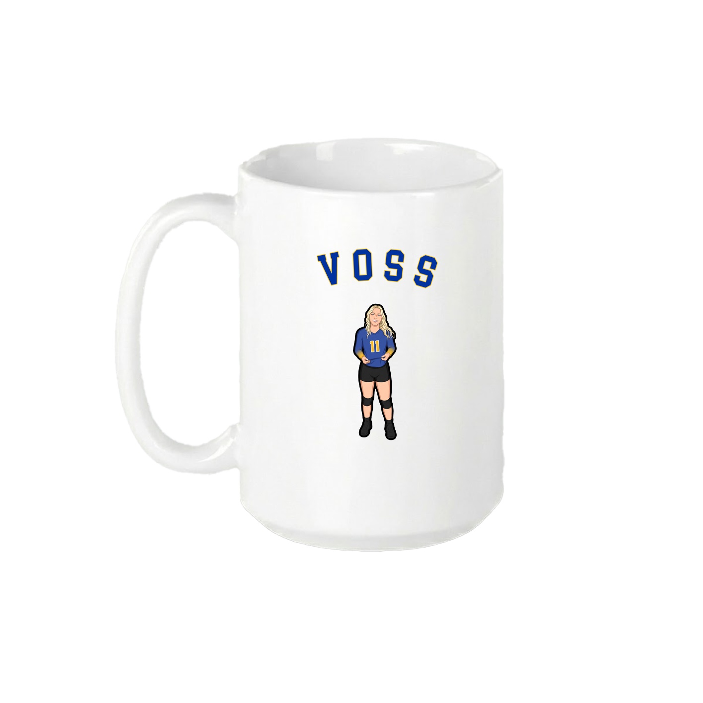 15oz Coffee Mug — Shirsey Arch in White