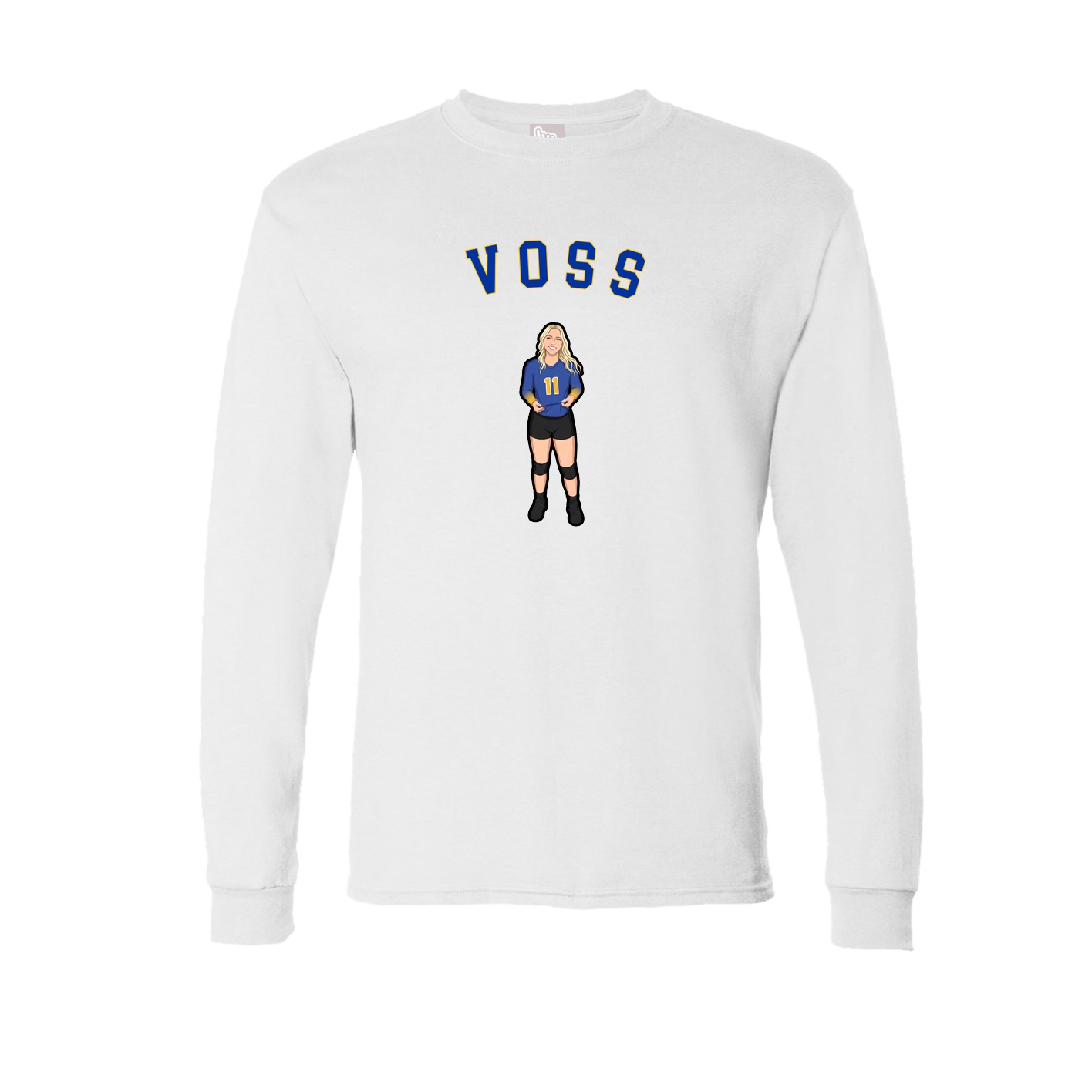 Long Sleeve Tee — Shirsey Arch in White