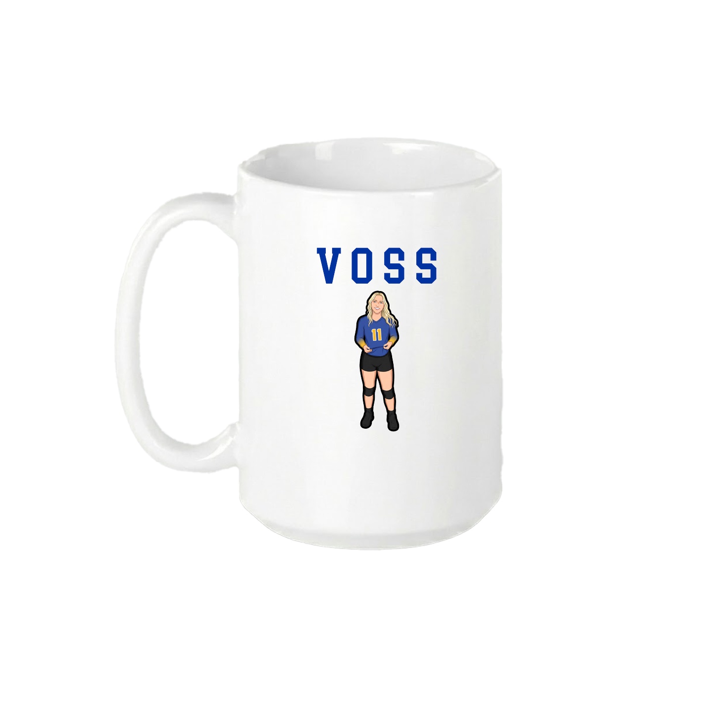 15oz Coffee Mug — Shirsey in White