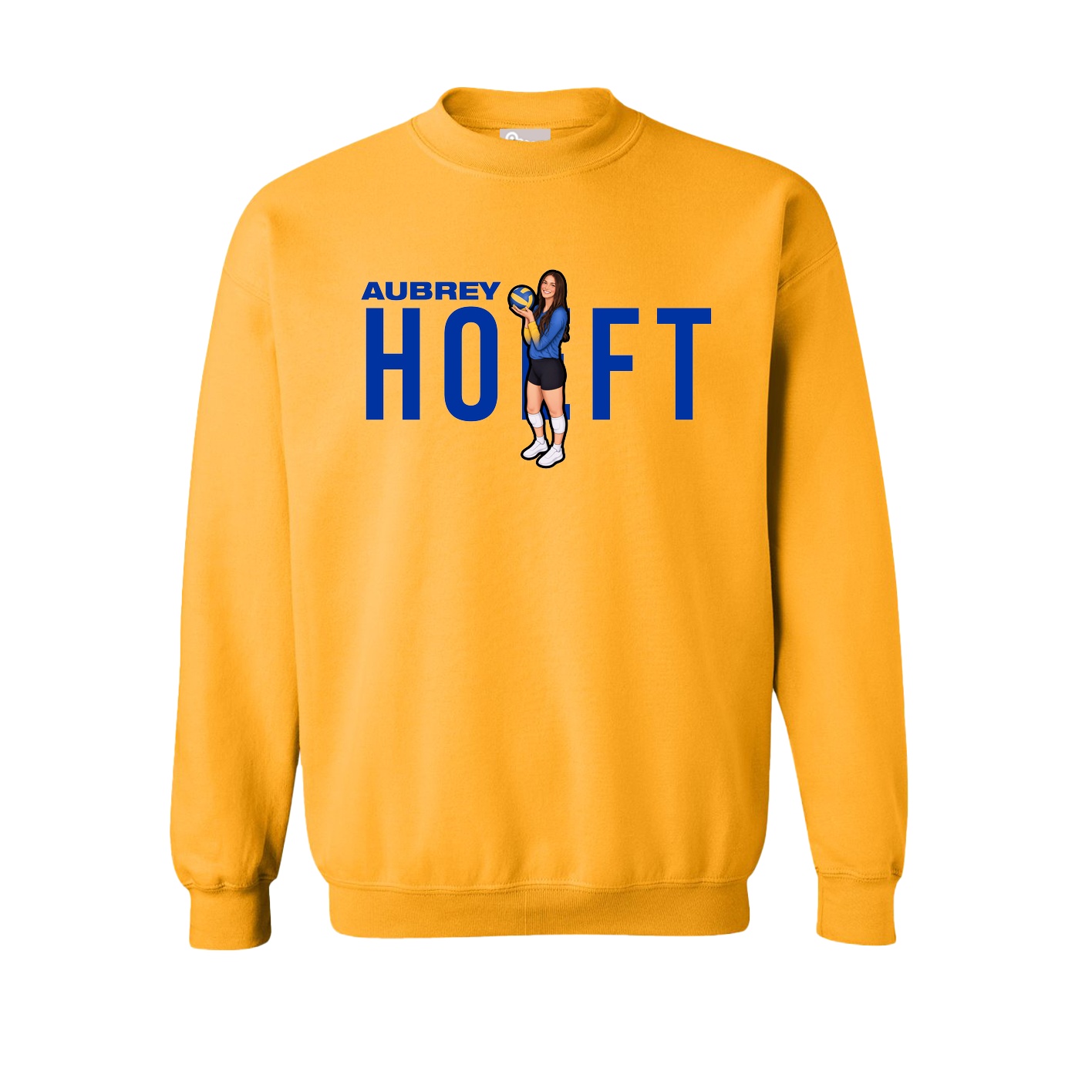 Fleece Crew — Player Name in Gold