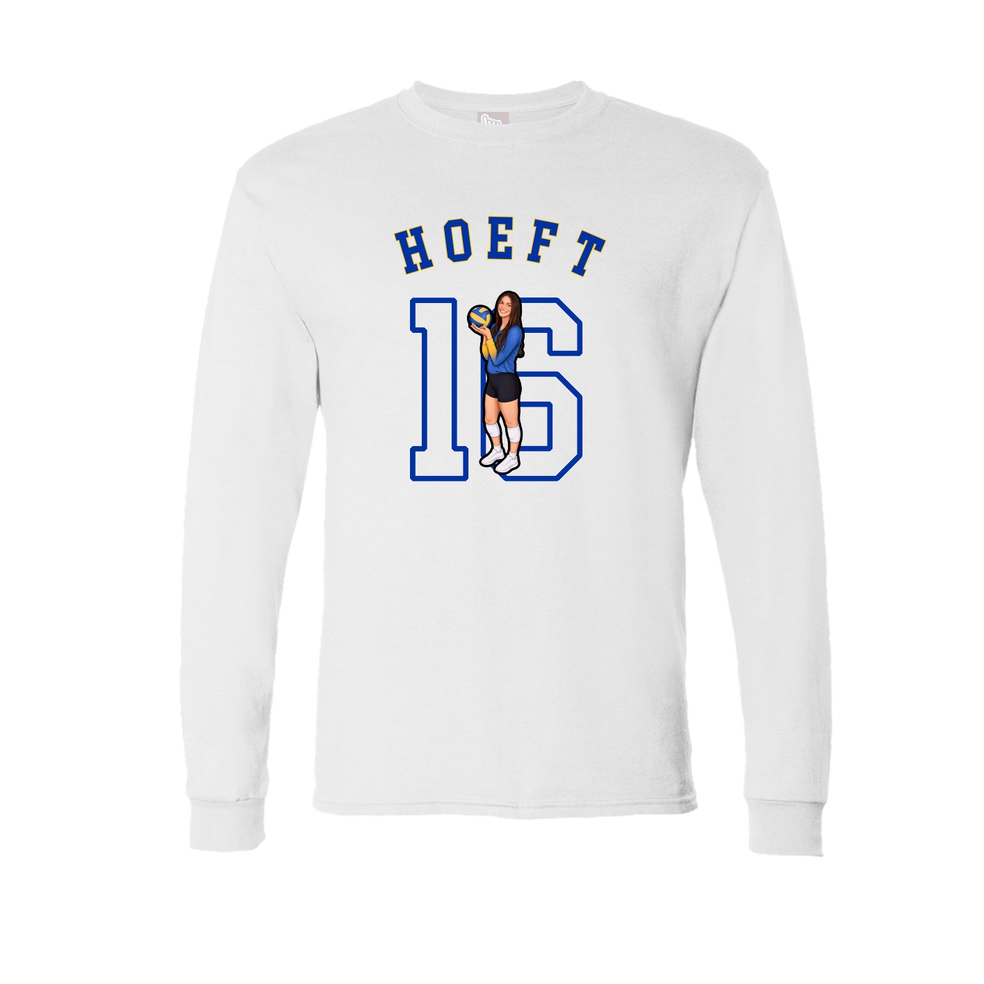Long Sleeve Tee — Shirsey Arch in White