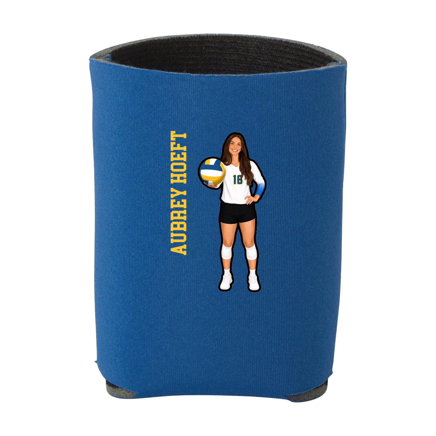Can Holder — Name Vertical in Royal