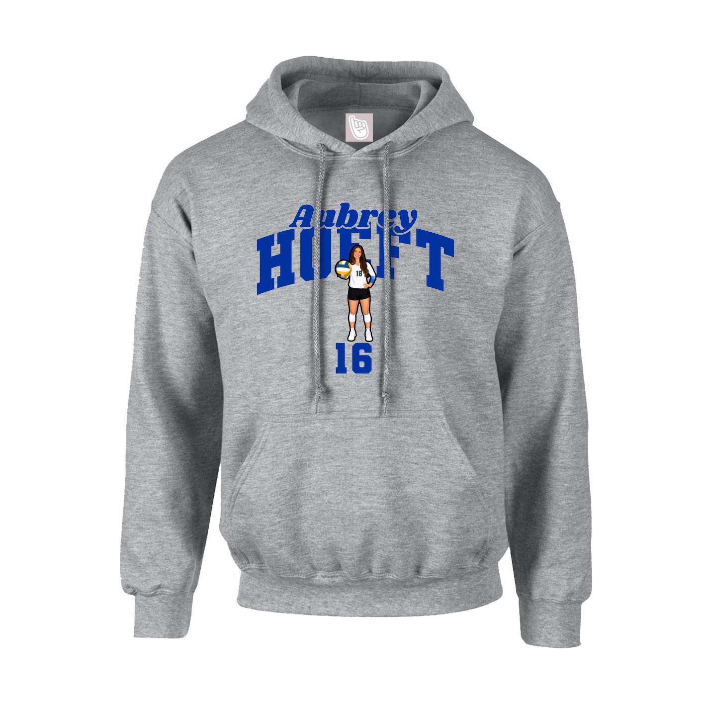Hoodie — Signature Arch in Grey