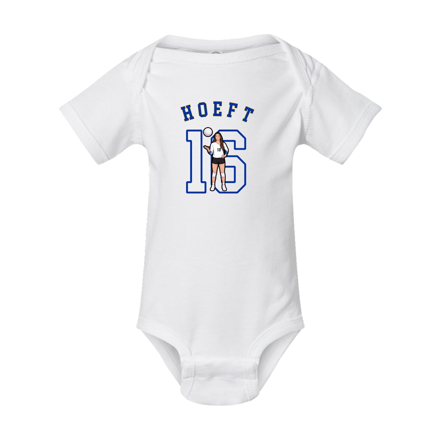 Baby Onesie — Shirsey Arch in White
