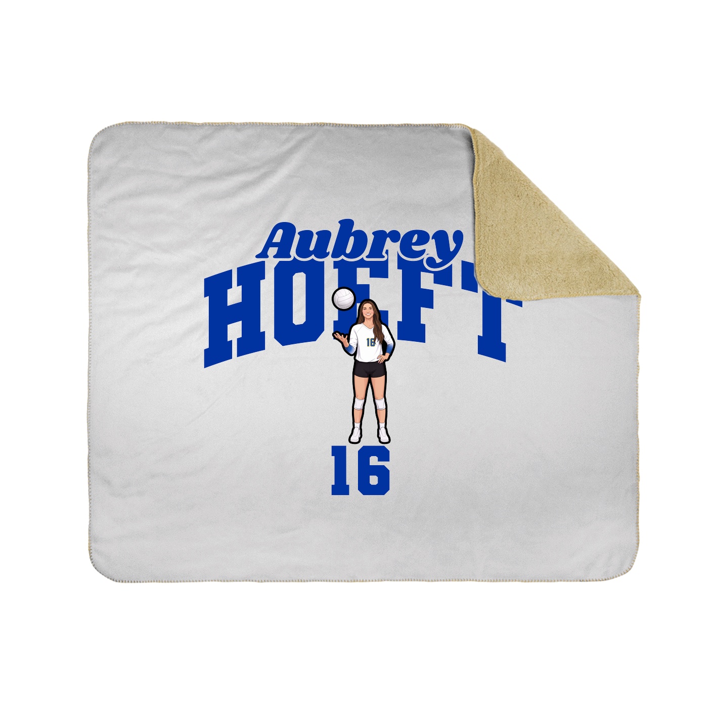 Throw Blanket — Signature Arch in White