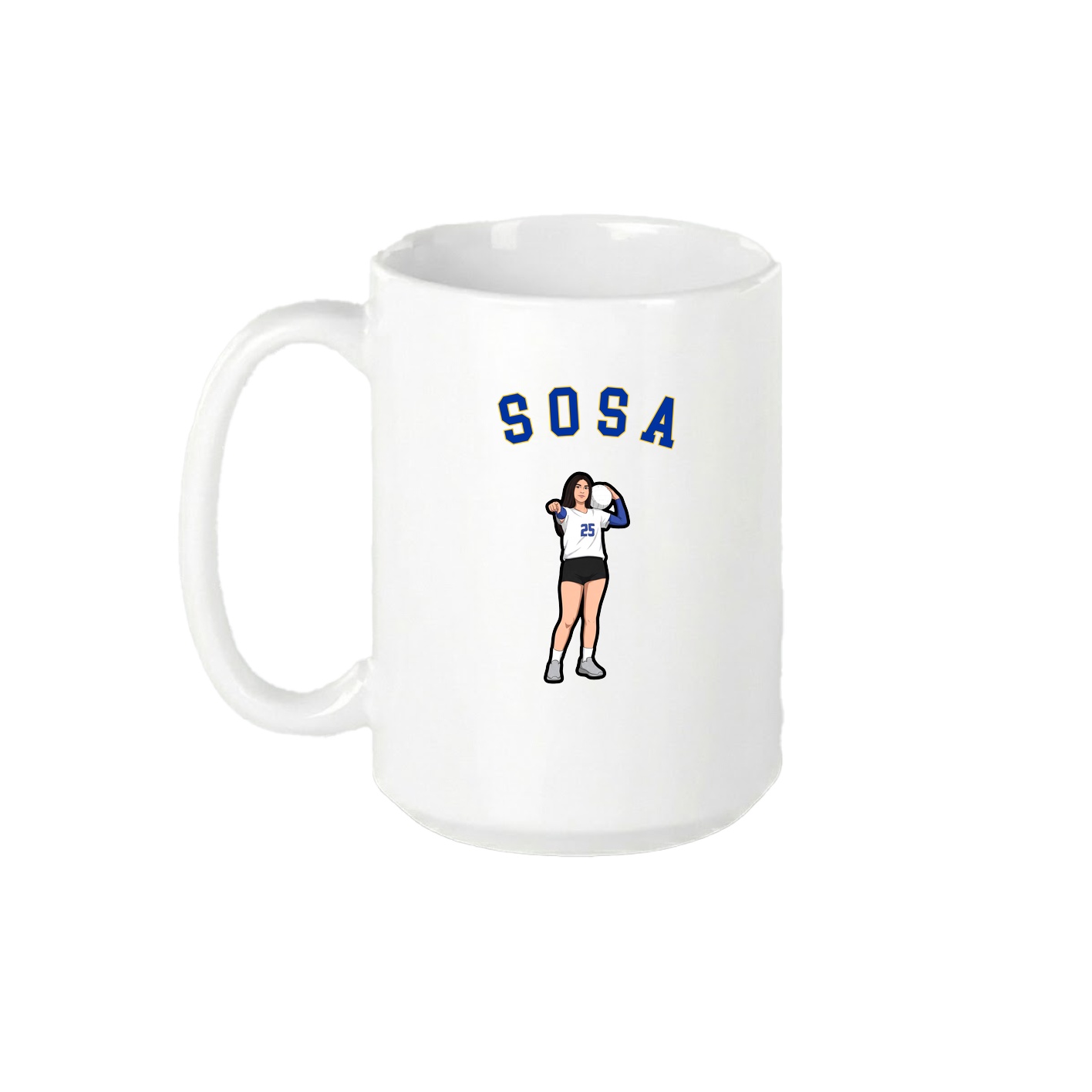 15oz Coffee Mug — Shirsey Arch in White