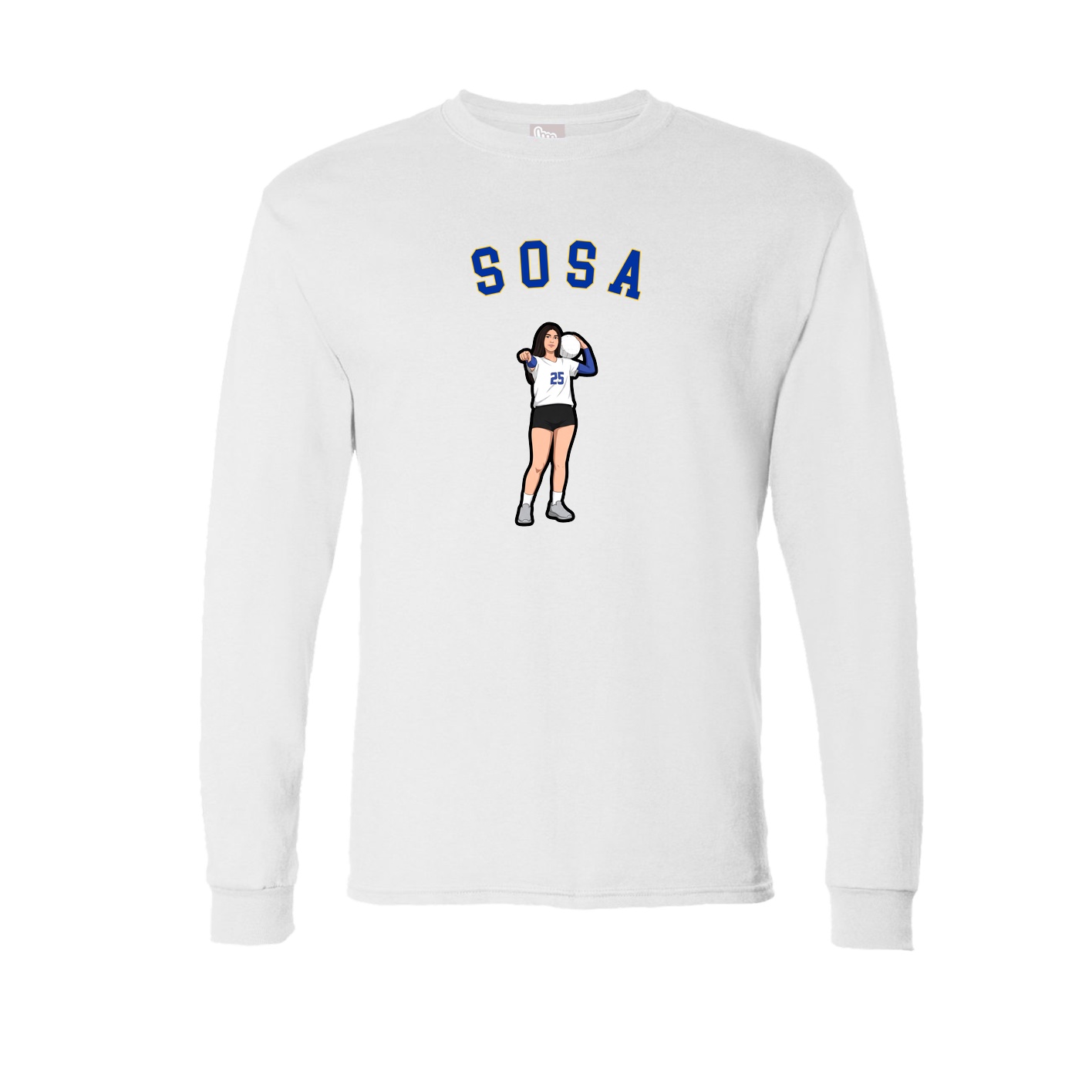 Long Sleeve Tee — Shirsey Arch in White
