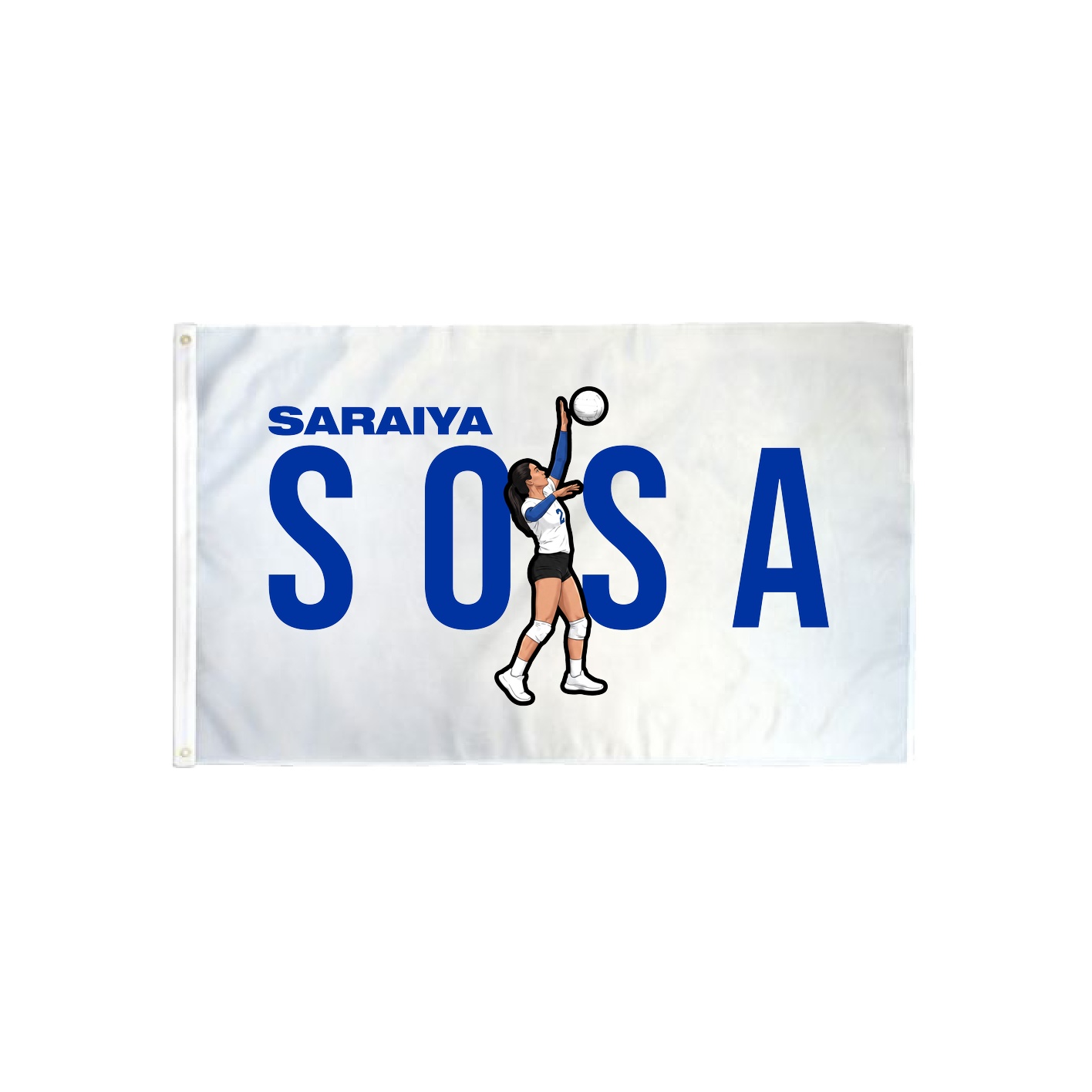 3x5 Flag — Player Name in Classic