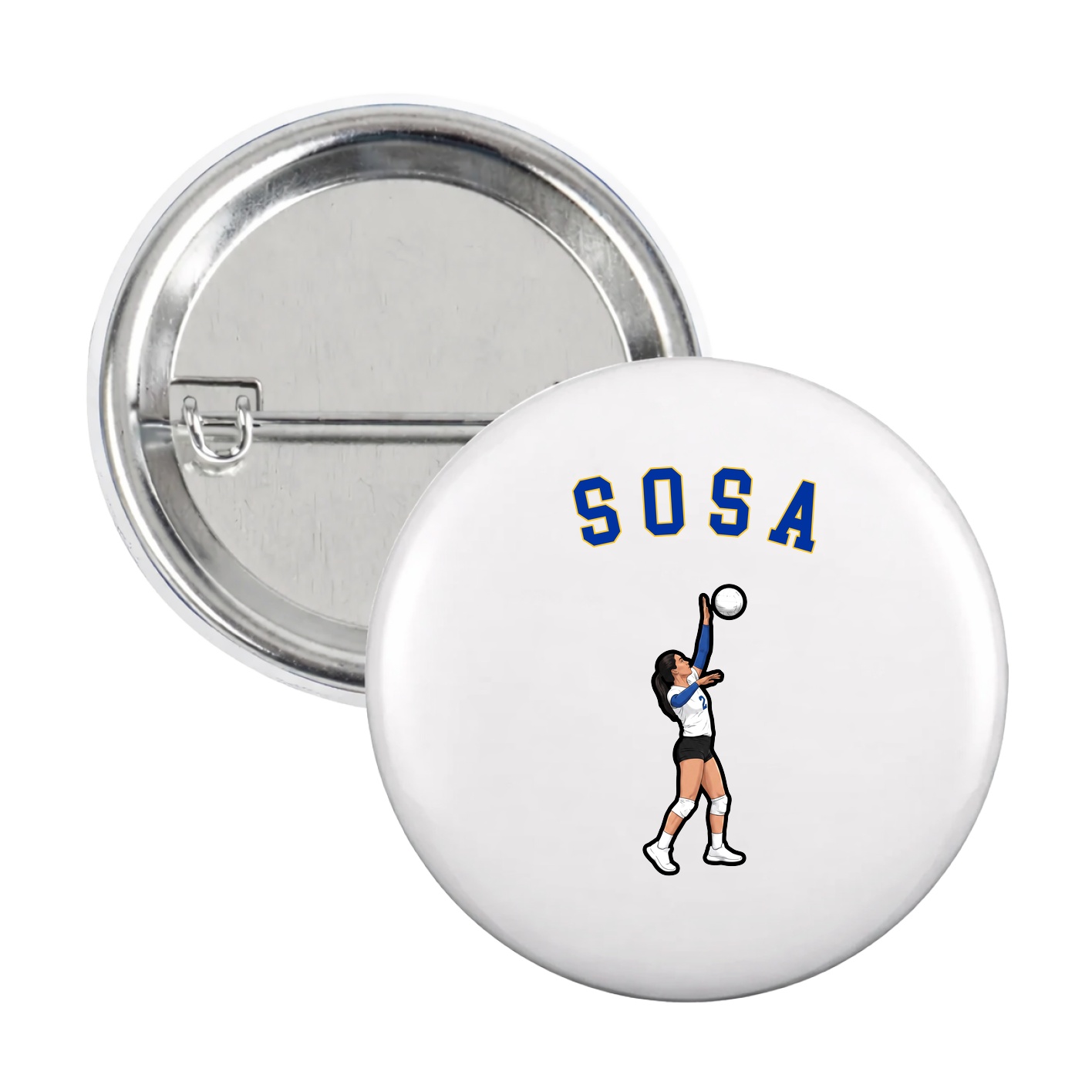 Game Day Button — Shirsey Arch in White