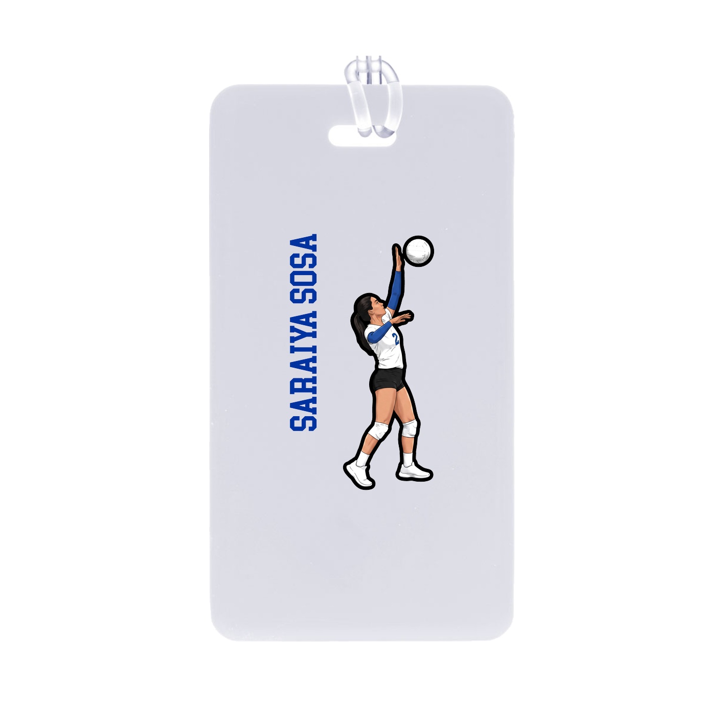Bag Tag — Name Vertical in Classic