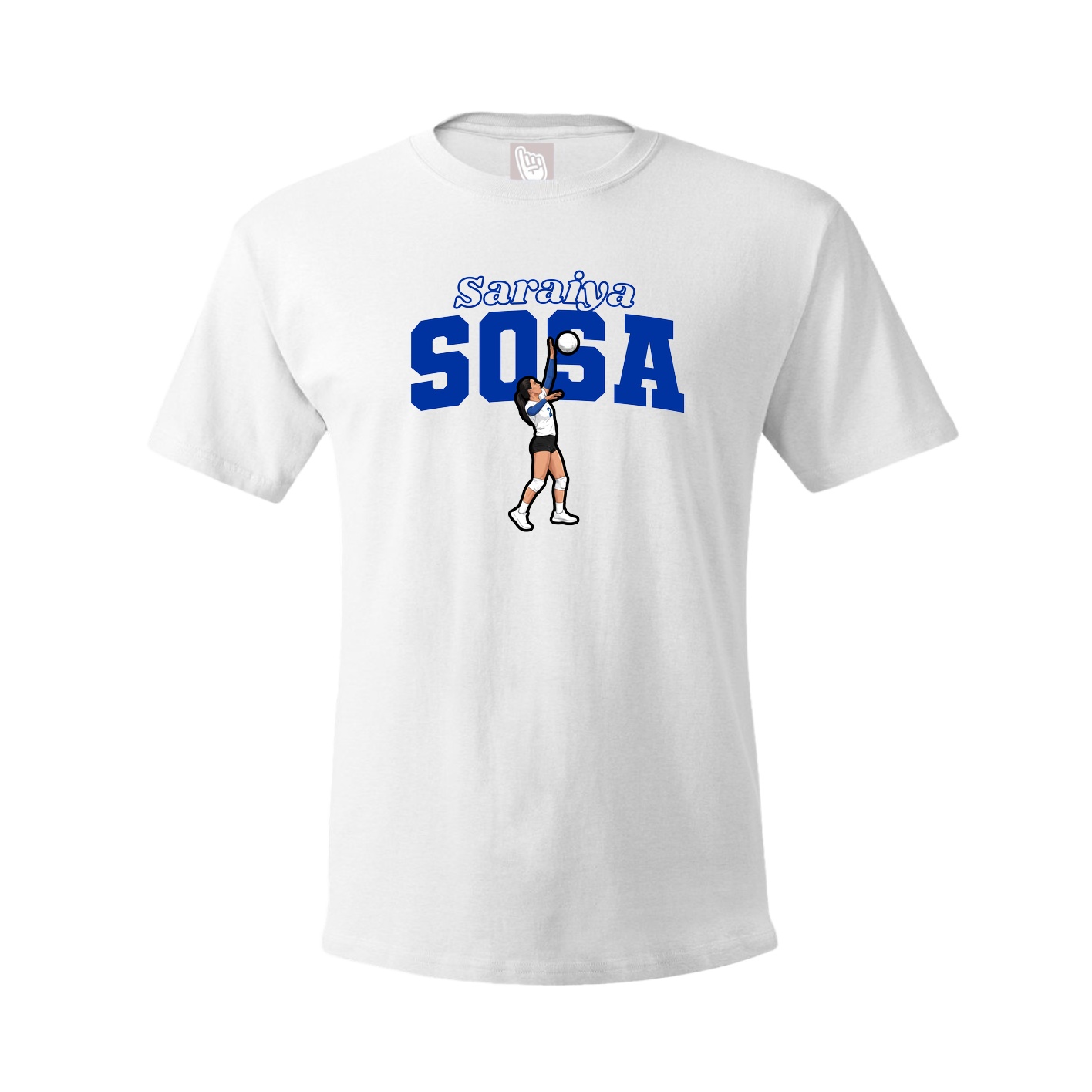 Tee — Name Arch in White