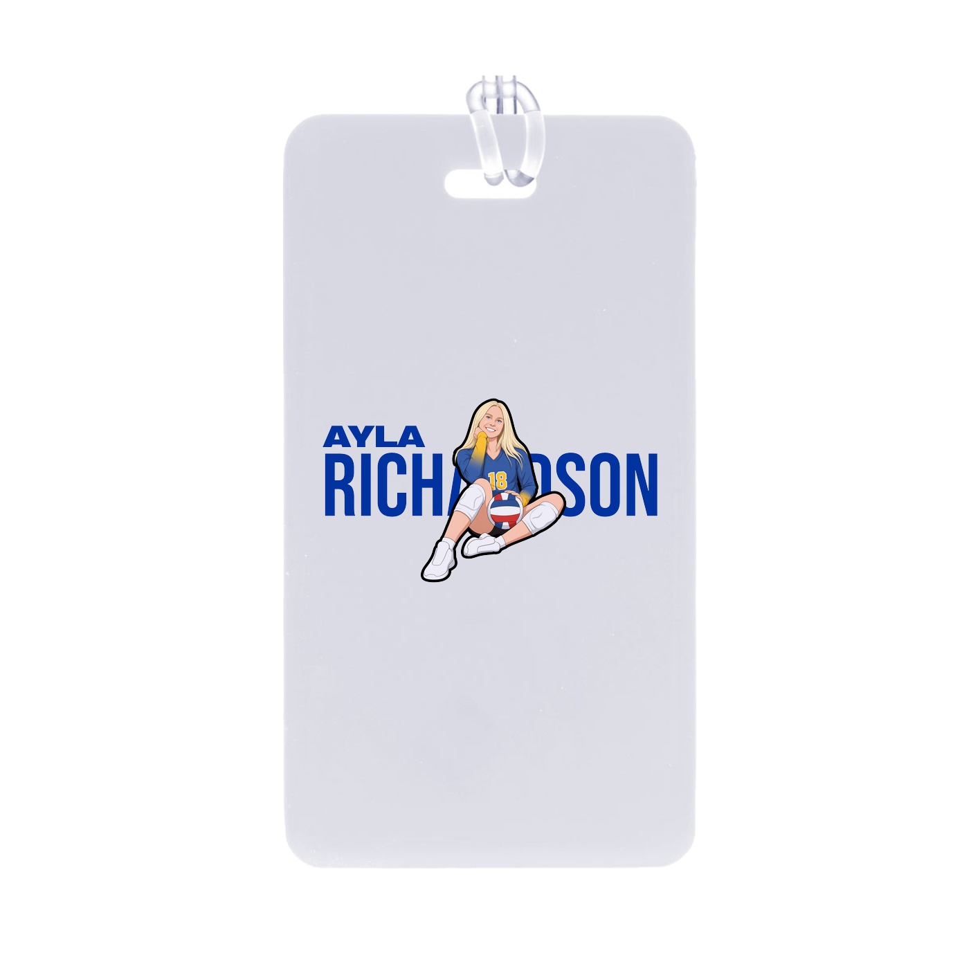 Bag Tag — Player Name in Classic