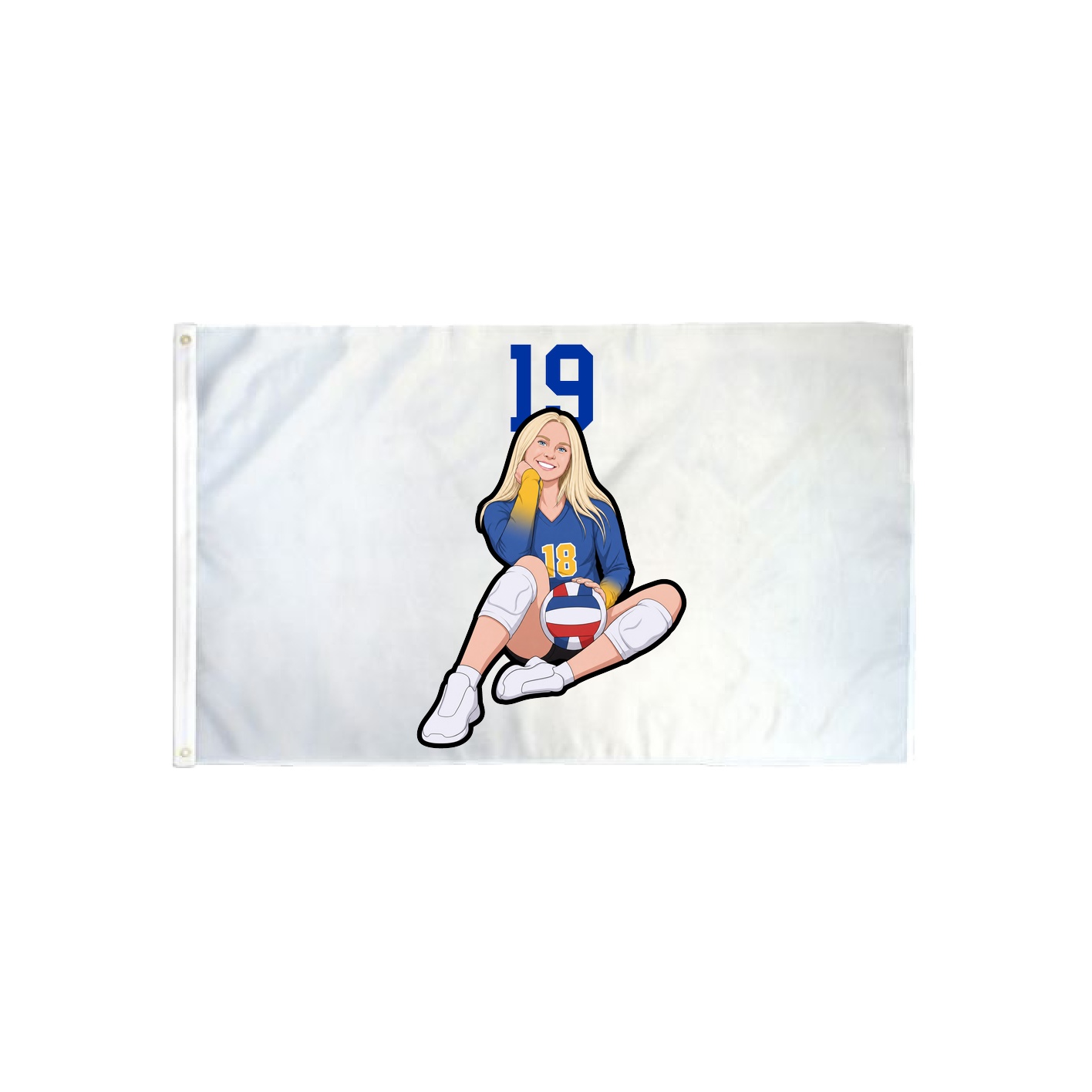 3x5 Flag — Number Top in Classic