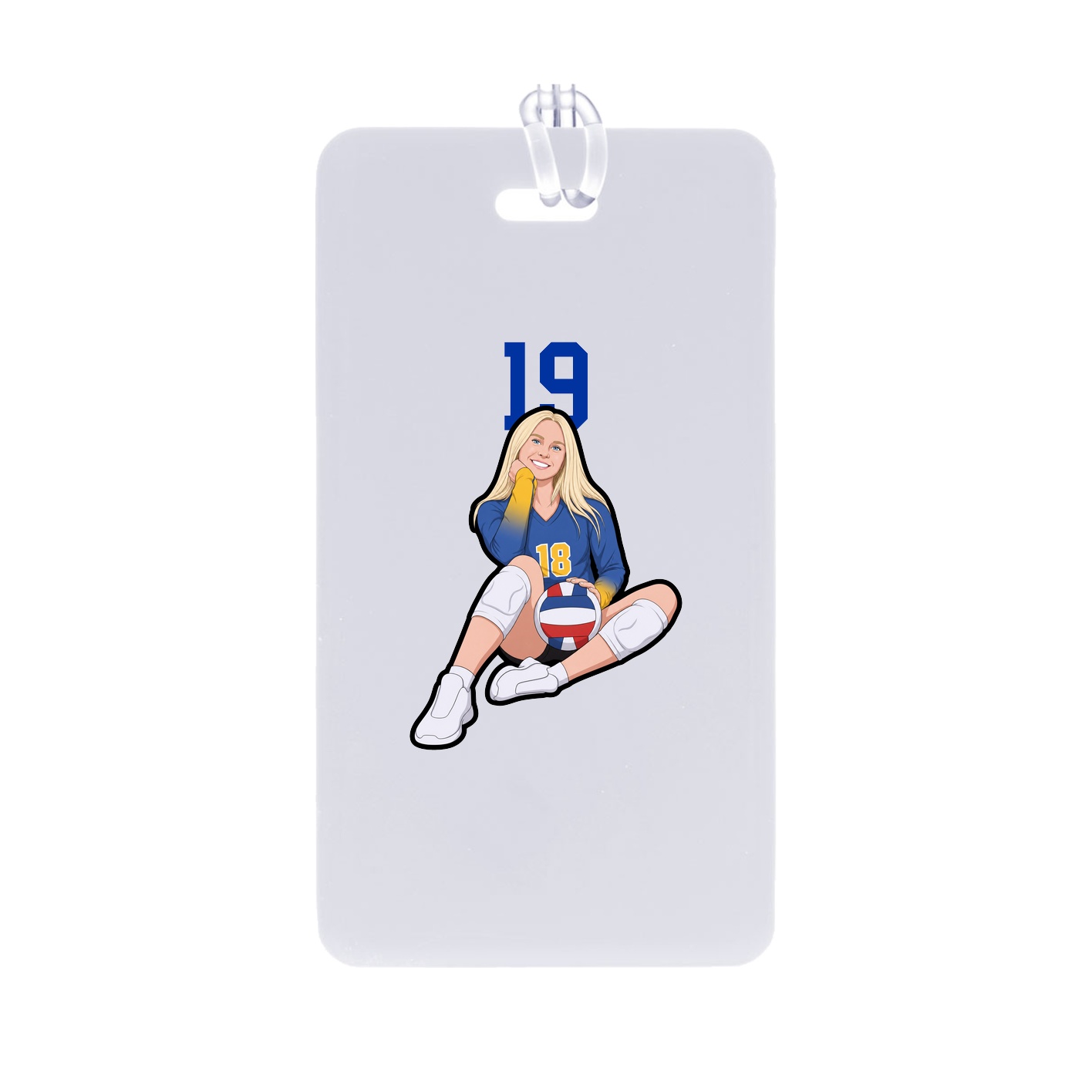 Bag Tag — Number Top in Classic