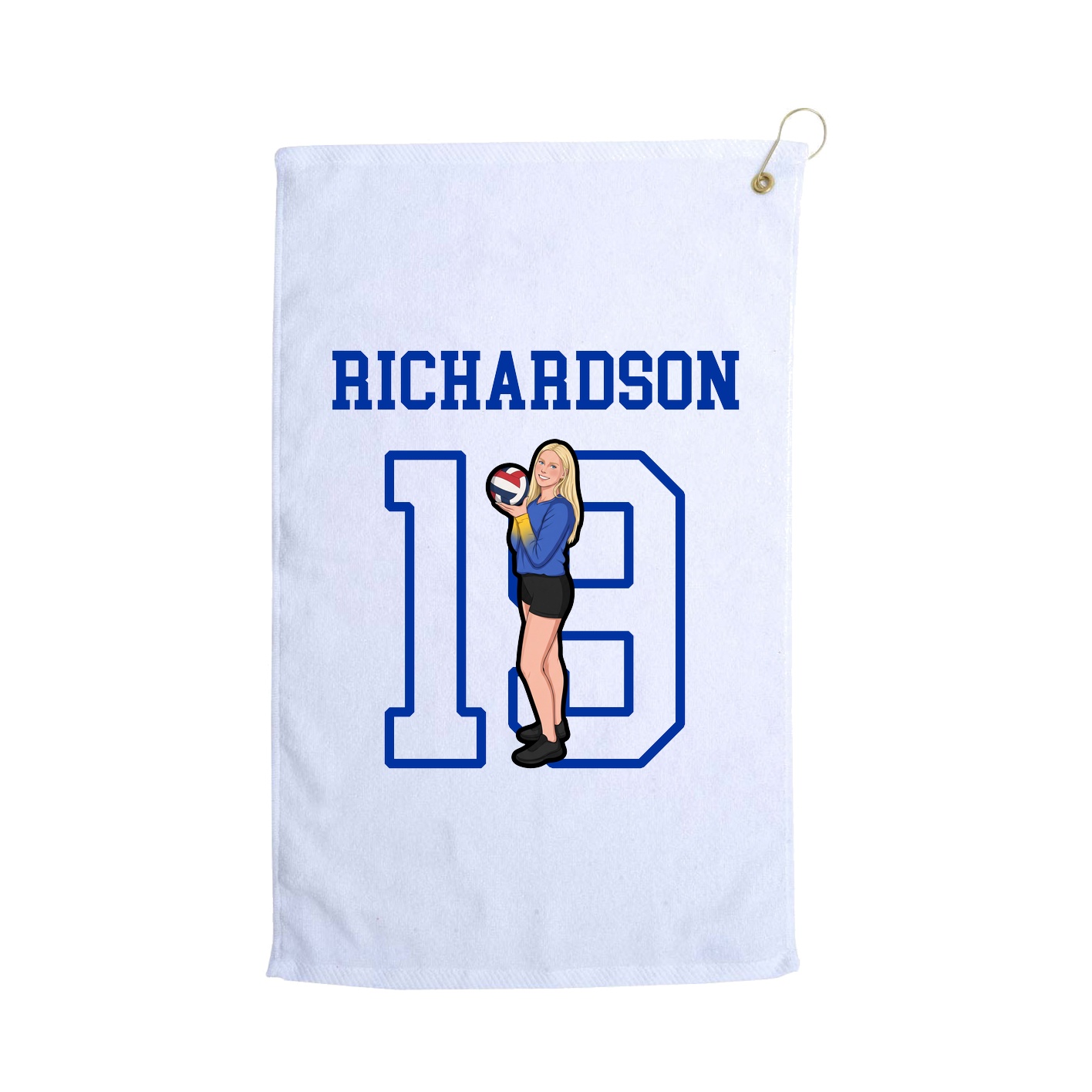 Golf Towel — Shirsey in White