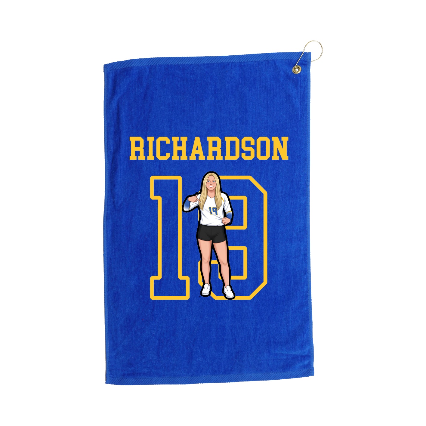 Golf Towel — Shirsey in Royal