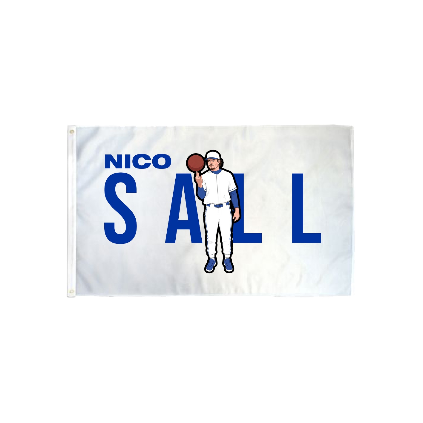 3x5 Flag — Player Name in Classic