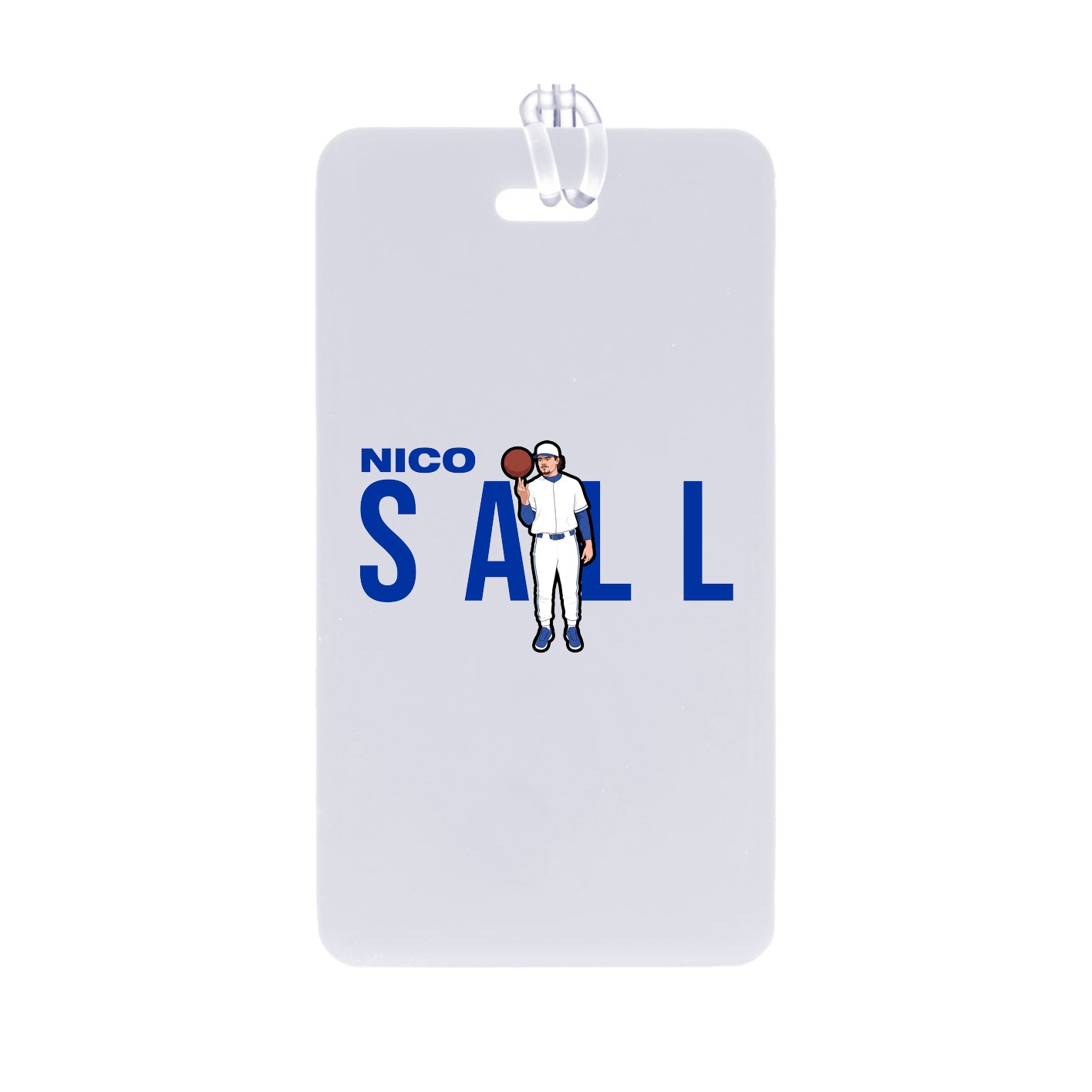 Bag Tag — Player Name in Classic