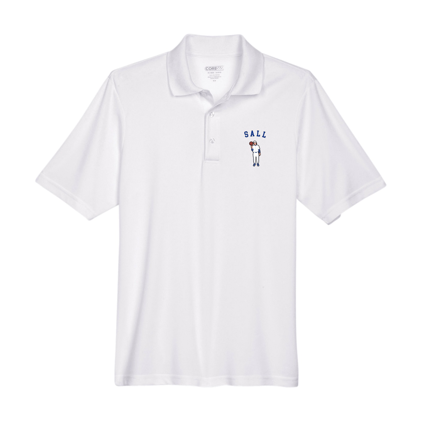Performance Polo — Shirsey Arch in White
