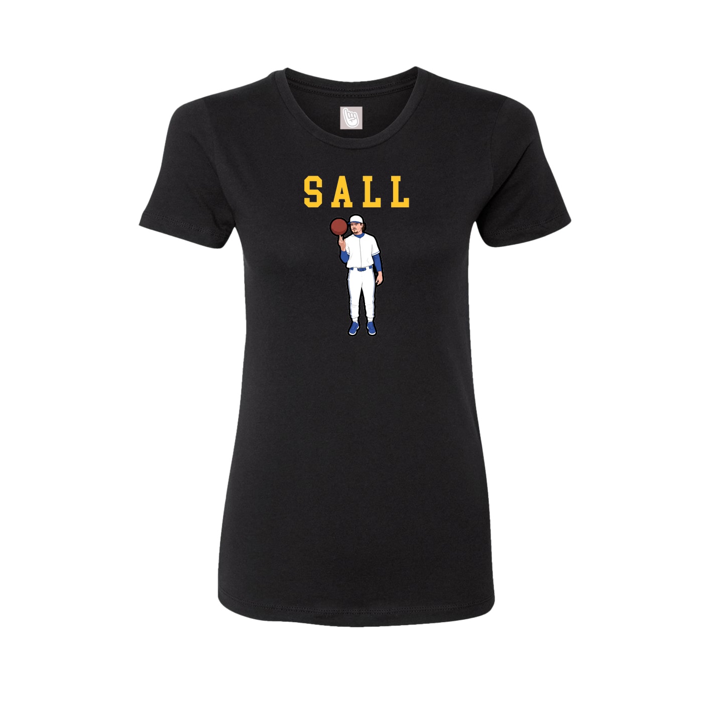 Fitted Women's Tee — Shirsey in Black