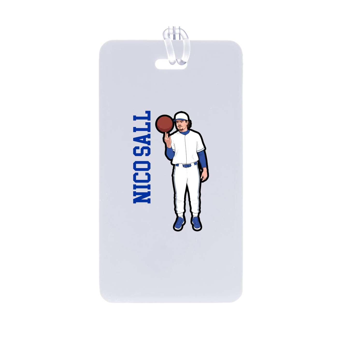 Bag Tag — Name Vertical in Classic