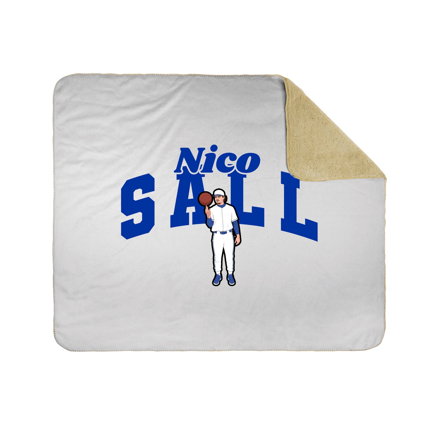 Throw Blanket — Signature Arch in White
