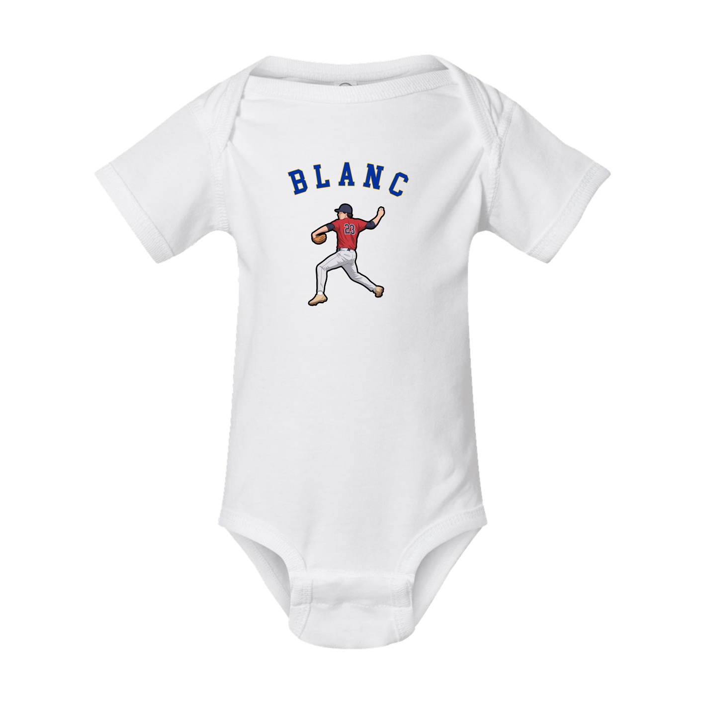 Baby Onesie — Shirsey Arch in White