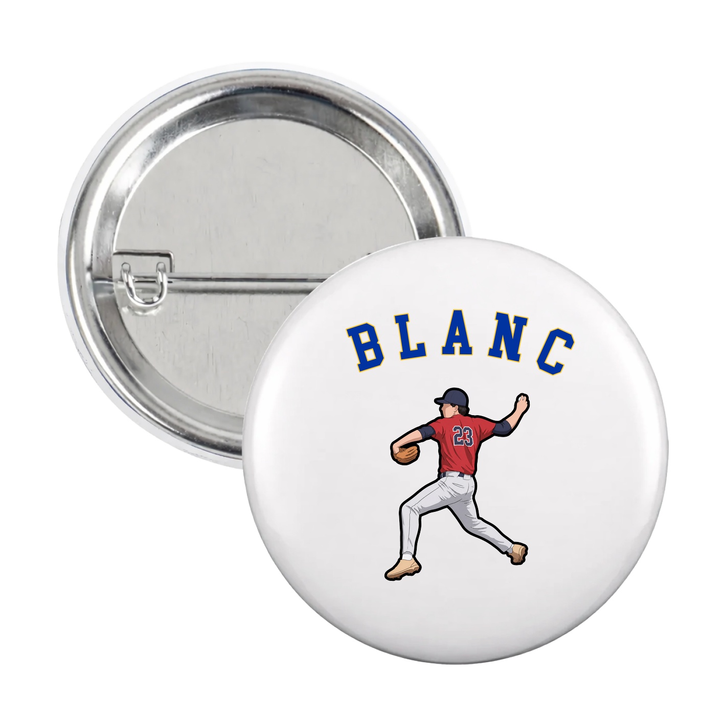 Game Day Button — Shirsey Arch in White