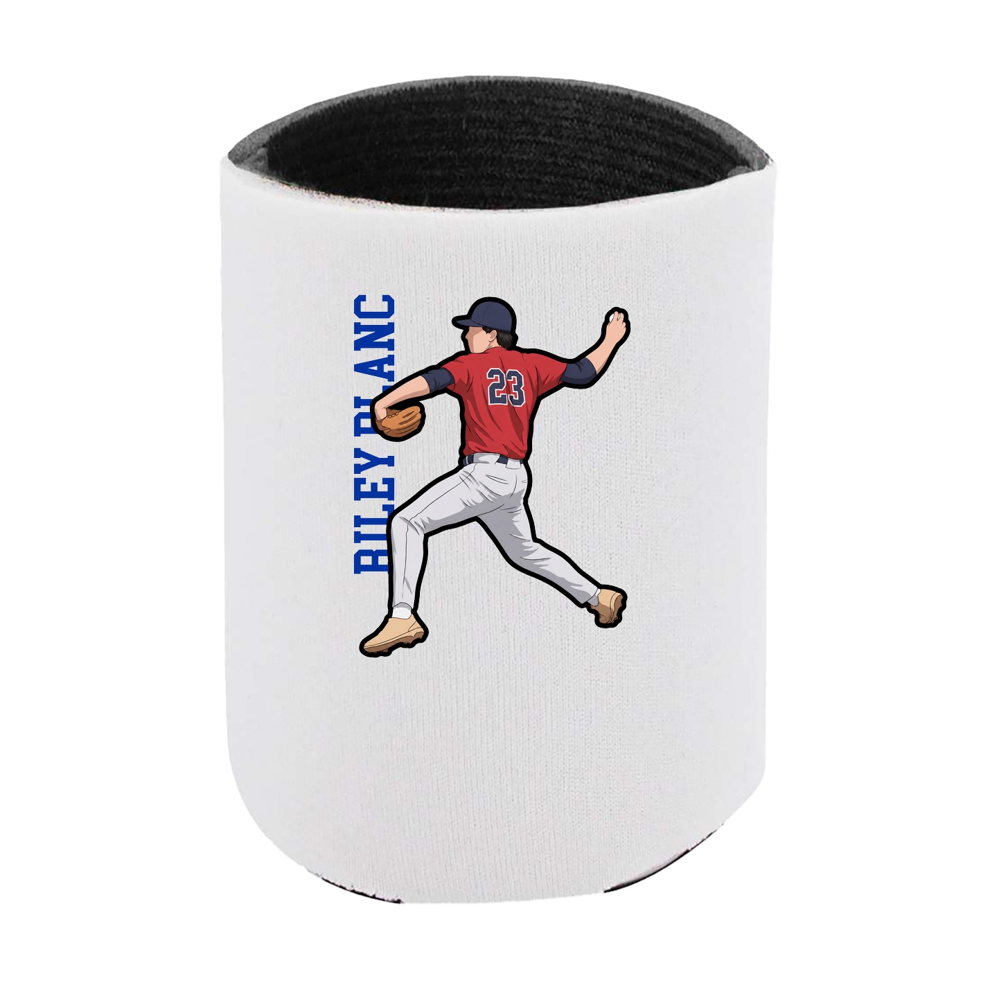 Can Holder — Name Vertical in White