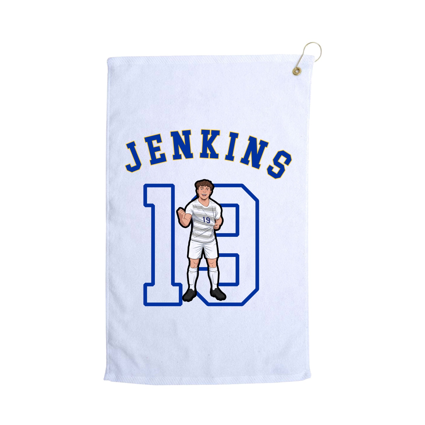 Golf Towel — Shirsey Arch in White