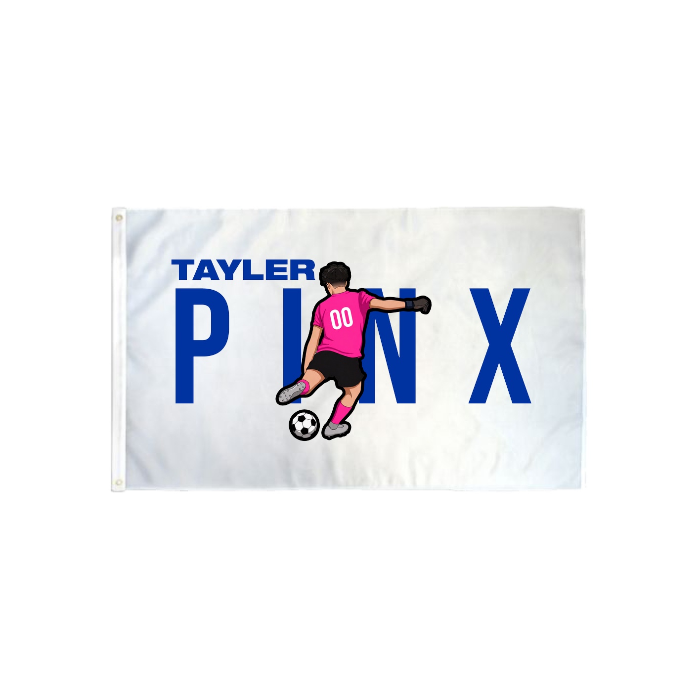 3x5 Flag — Player Name in Classic