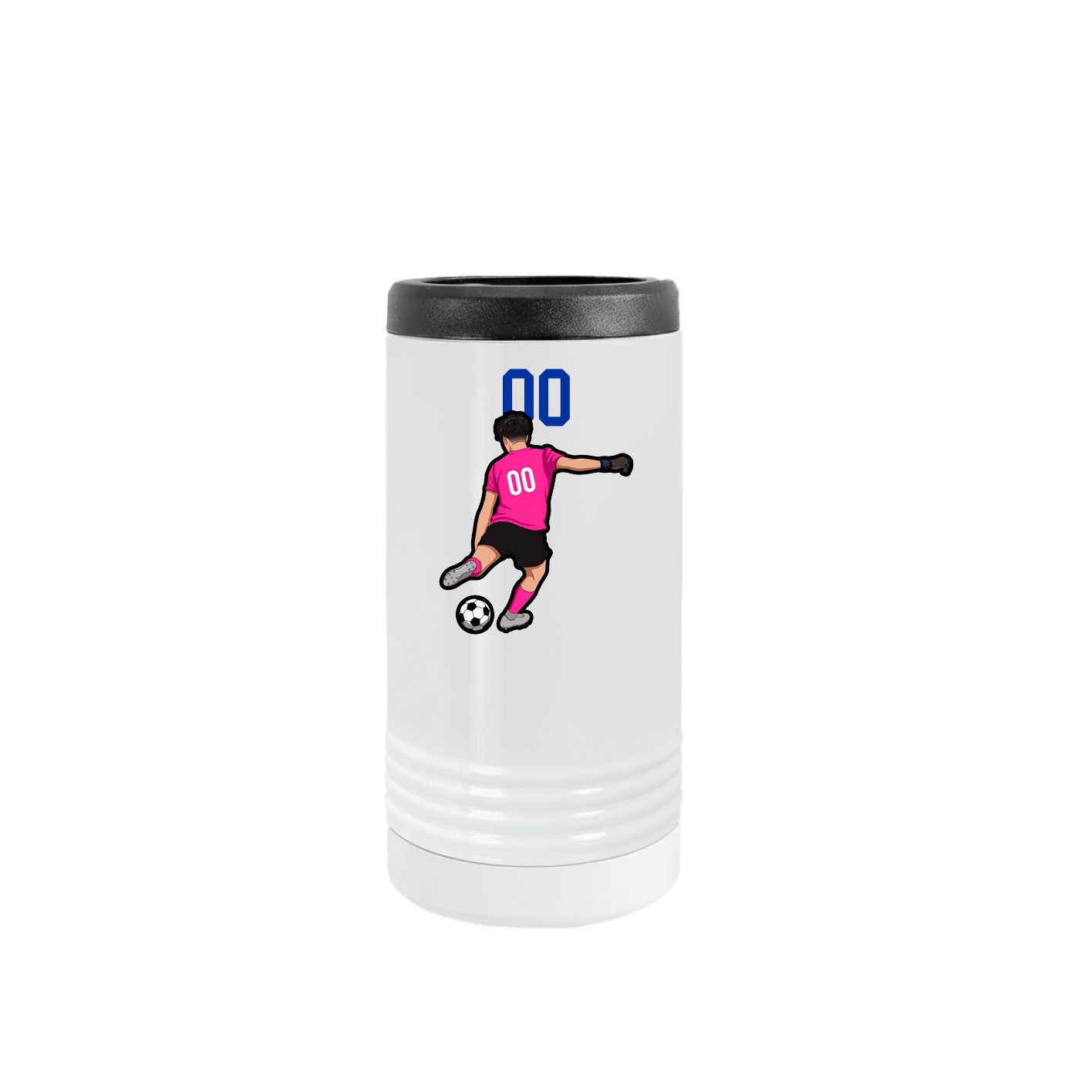Slim Beverage Holder — Number Top in White