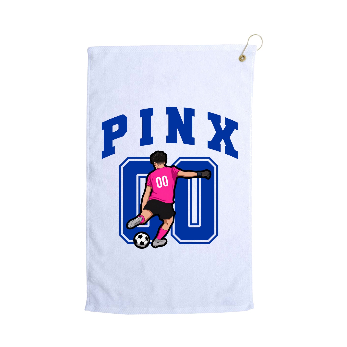 Golf Towel — Number in White