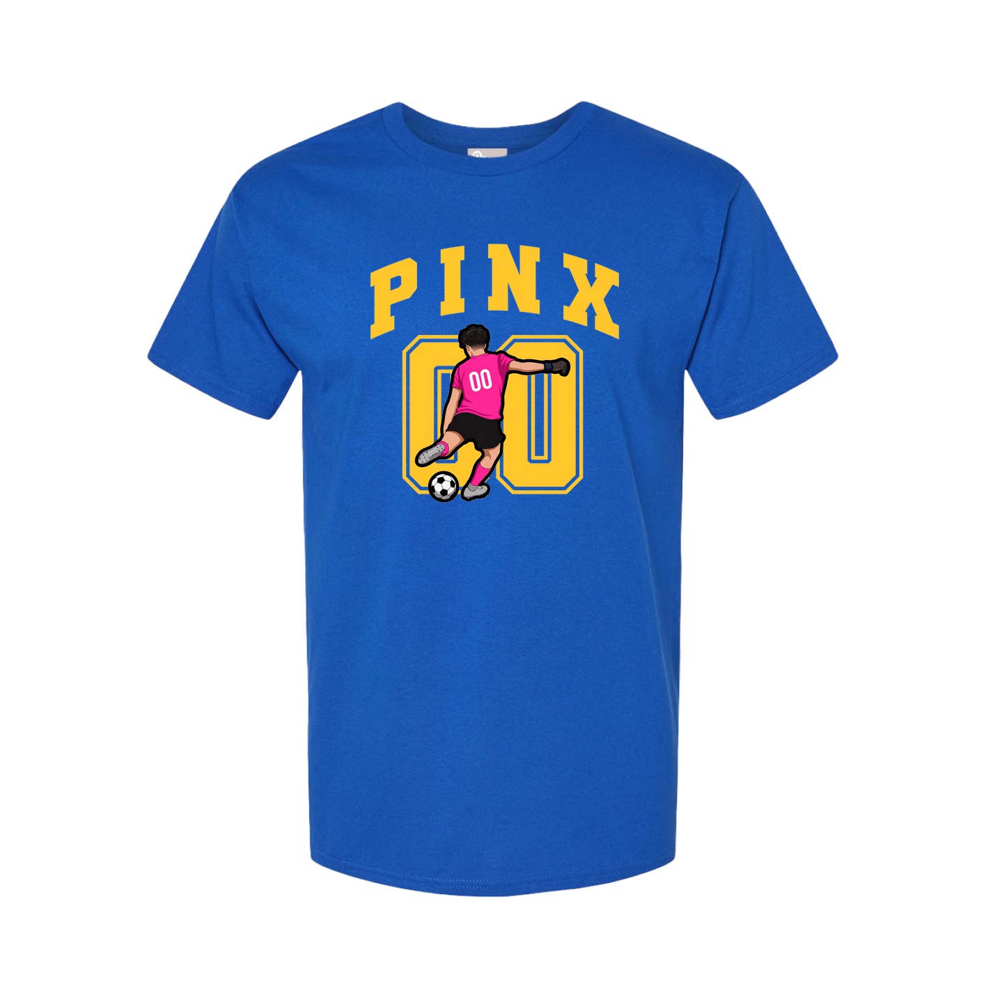 Youth Tee — Number in Royal