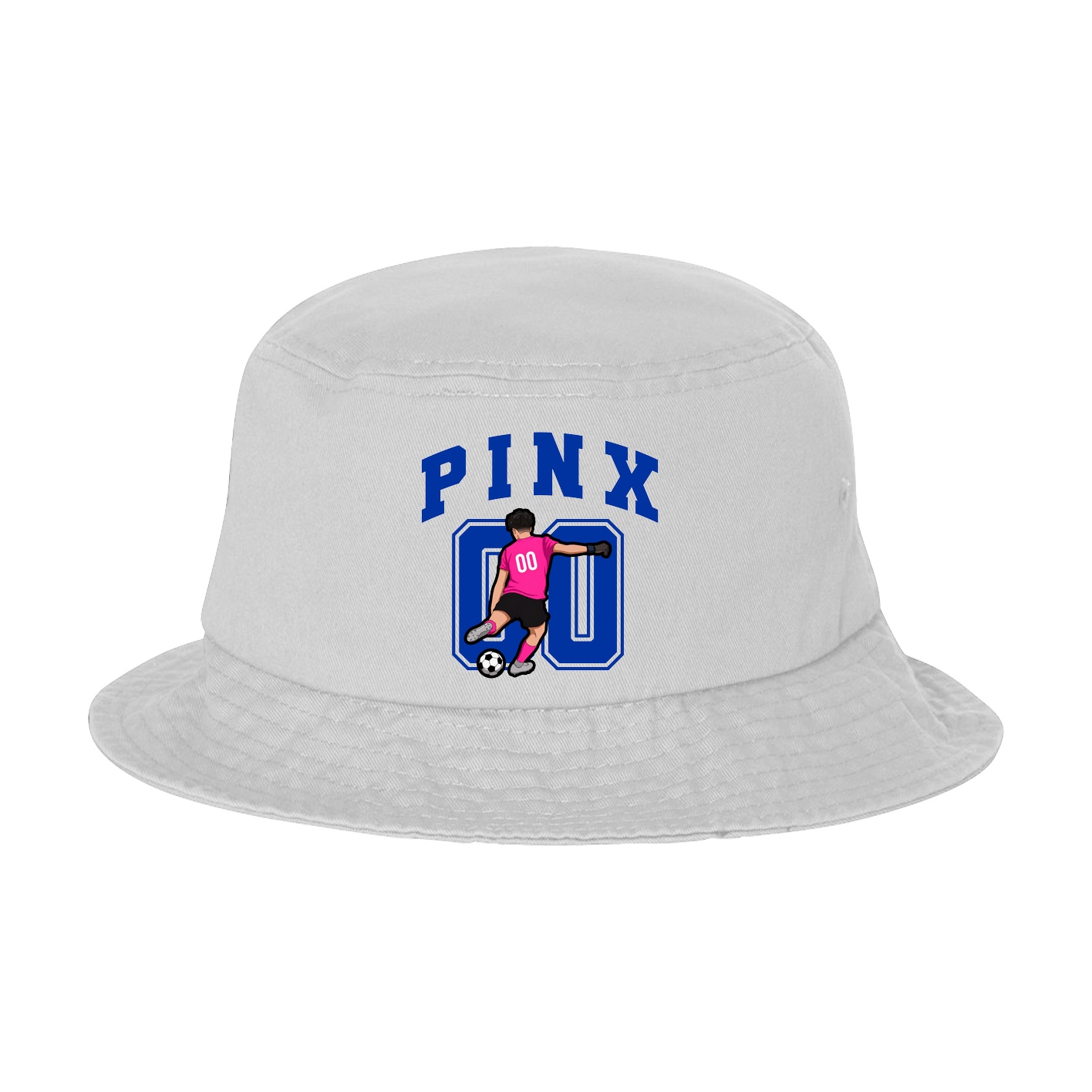 Bucket Cap — Number in White