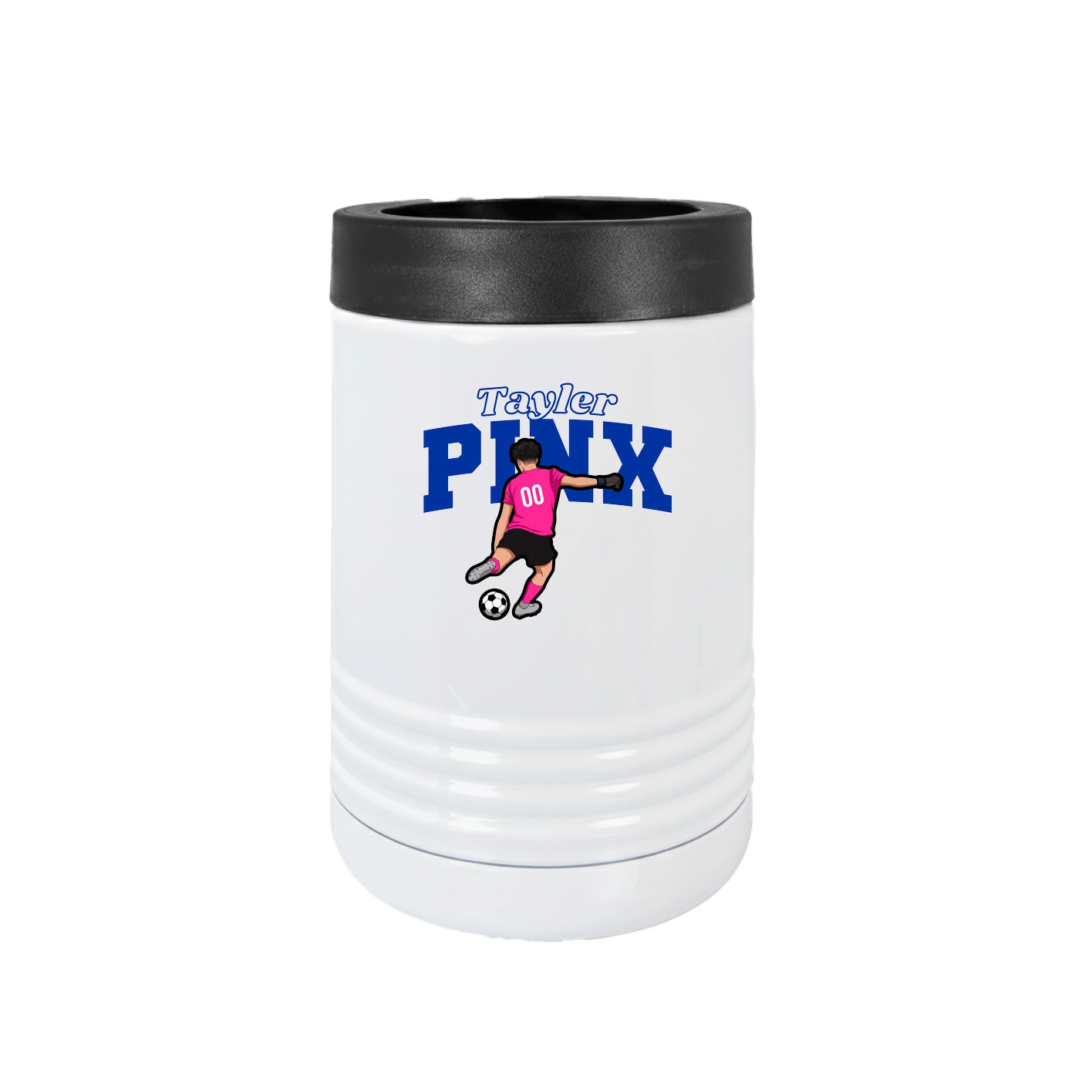 Beverage Holder — Name Arch in White