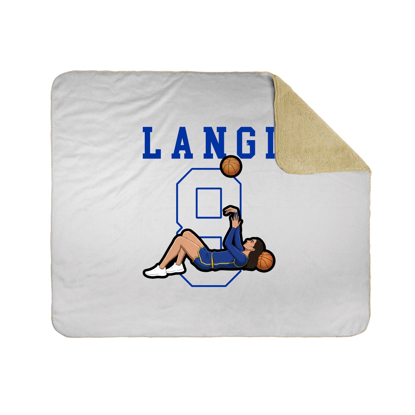 Throw Blanket — Shirsey in White