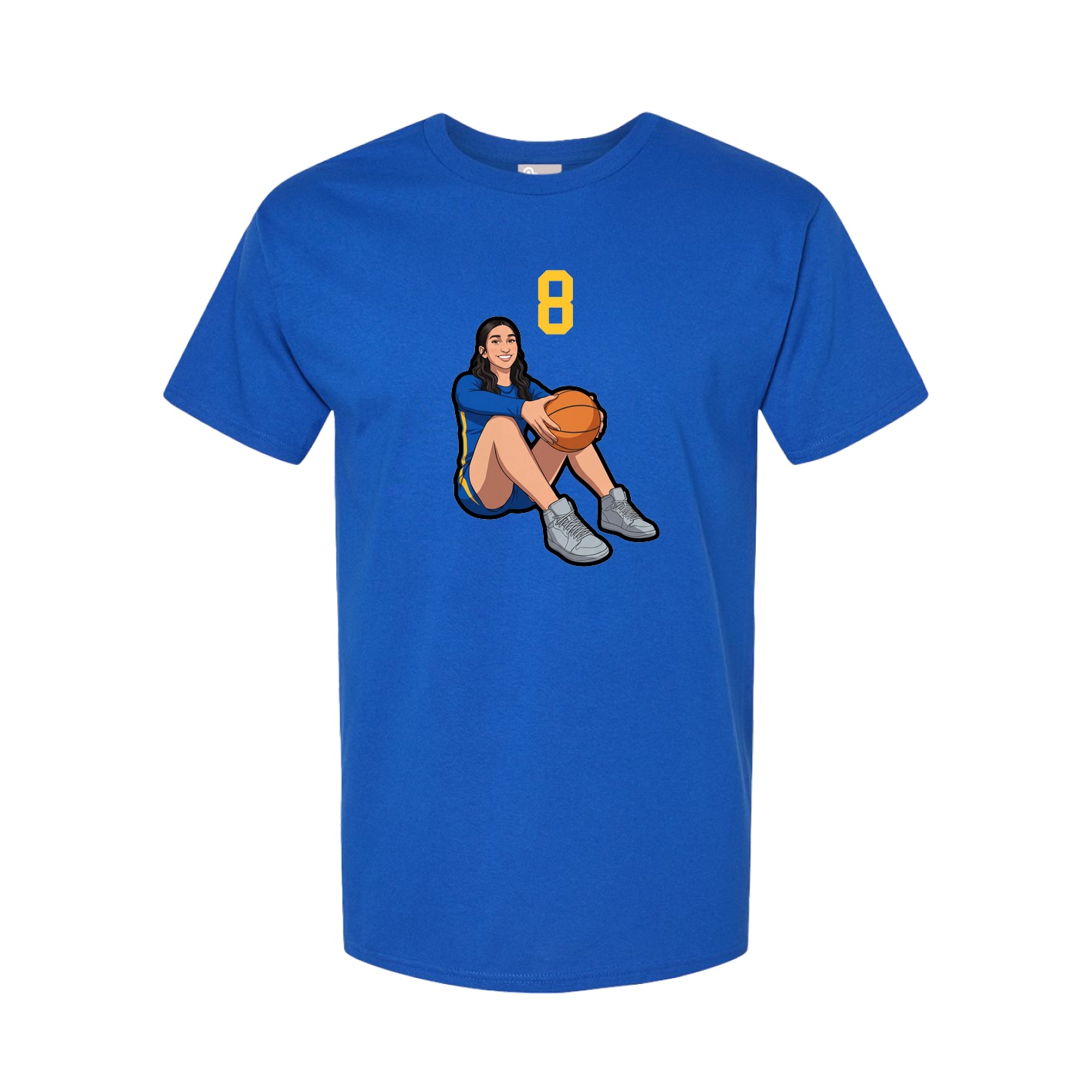 Youth Tee — Number Top in Royal