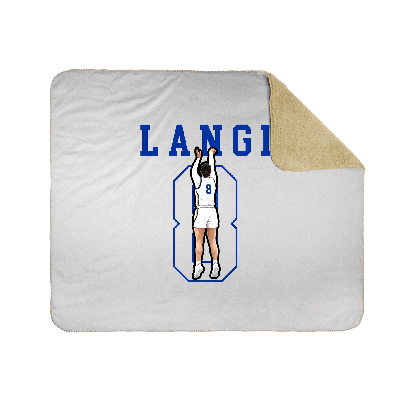 50x60 Sherpa Lined Throw Blanket