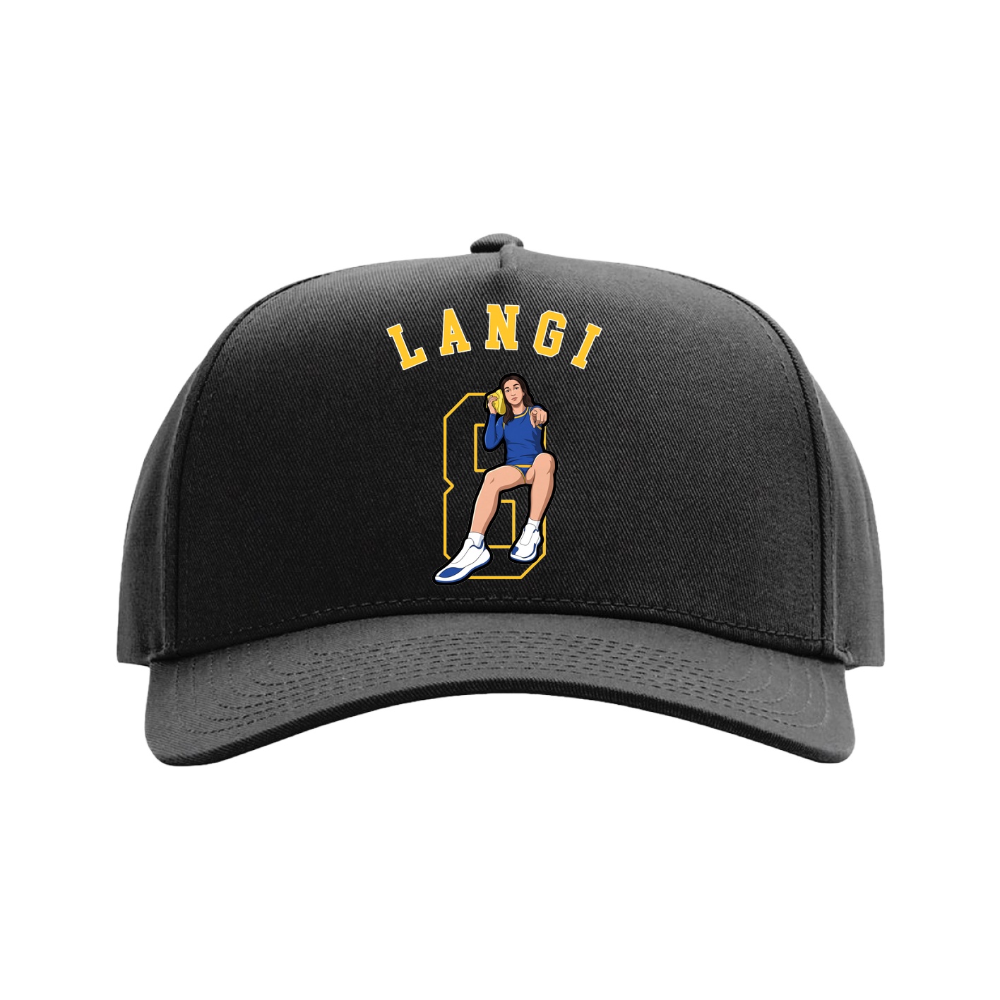 Full Fabric Five-Panel Champ Cap