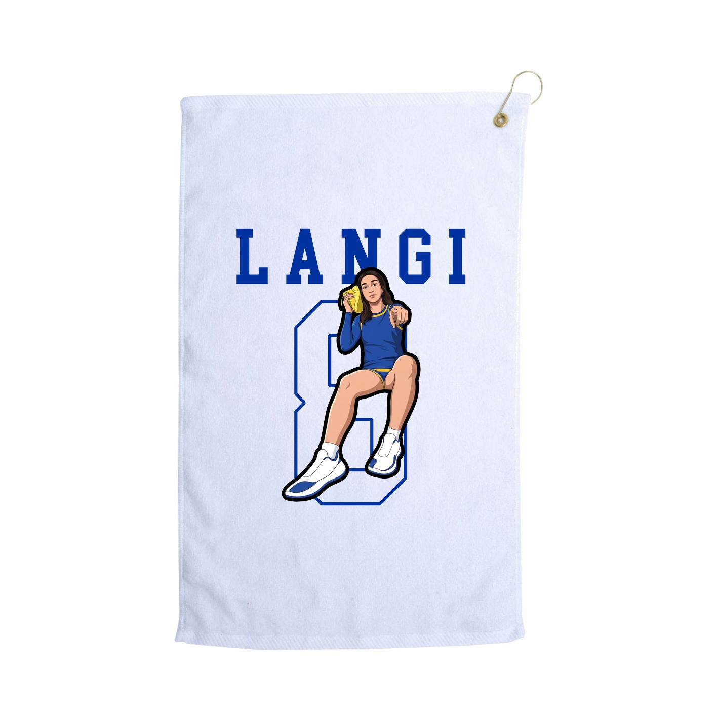 Golf Towel — Shirsey in White