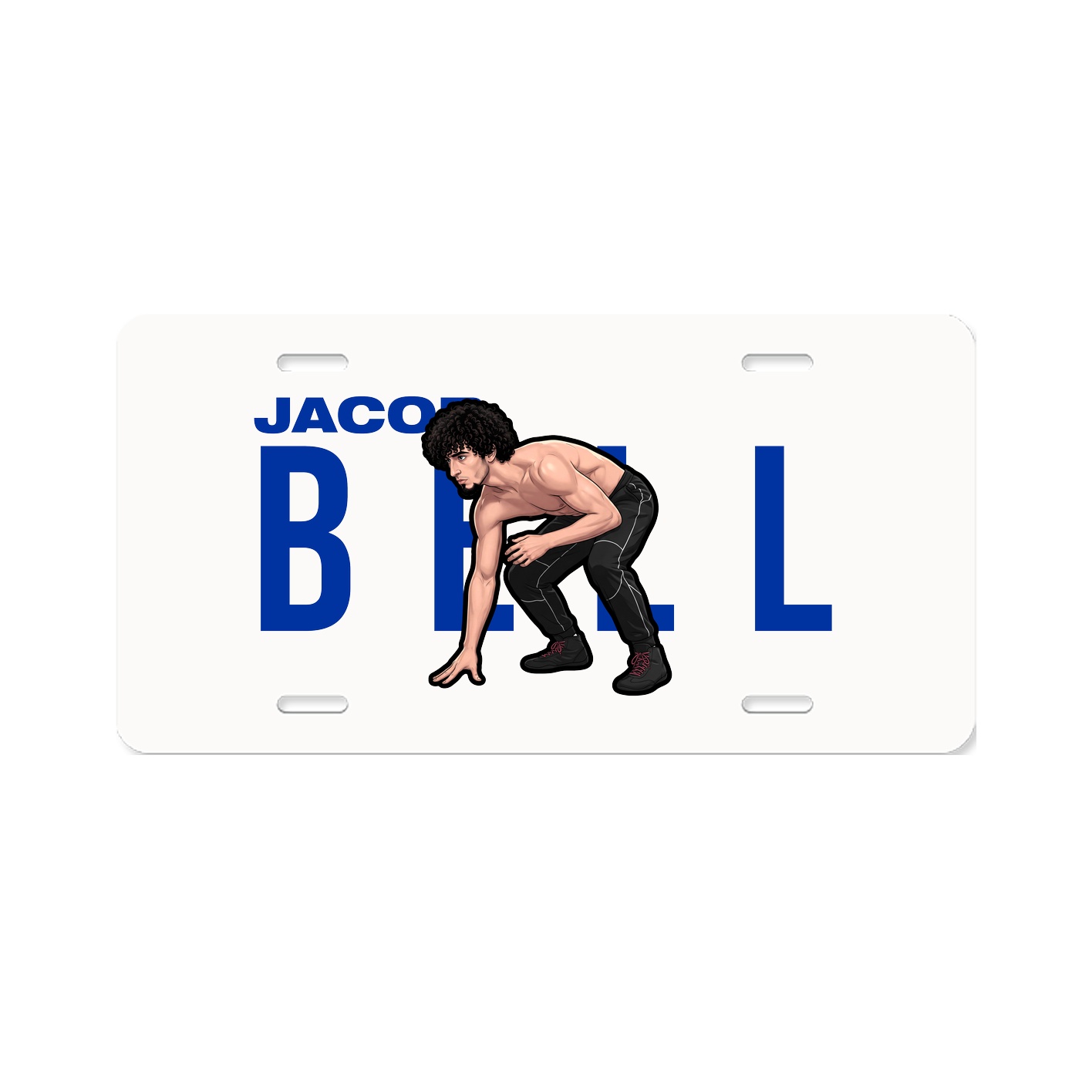 License Plate — Player Name in Classic