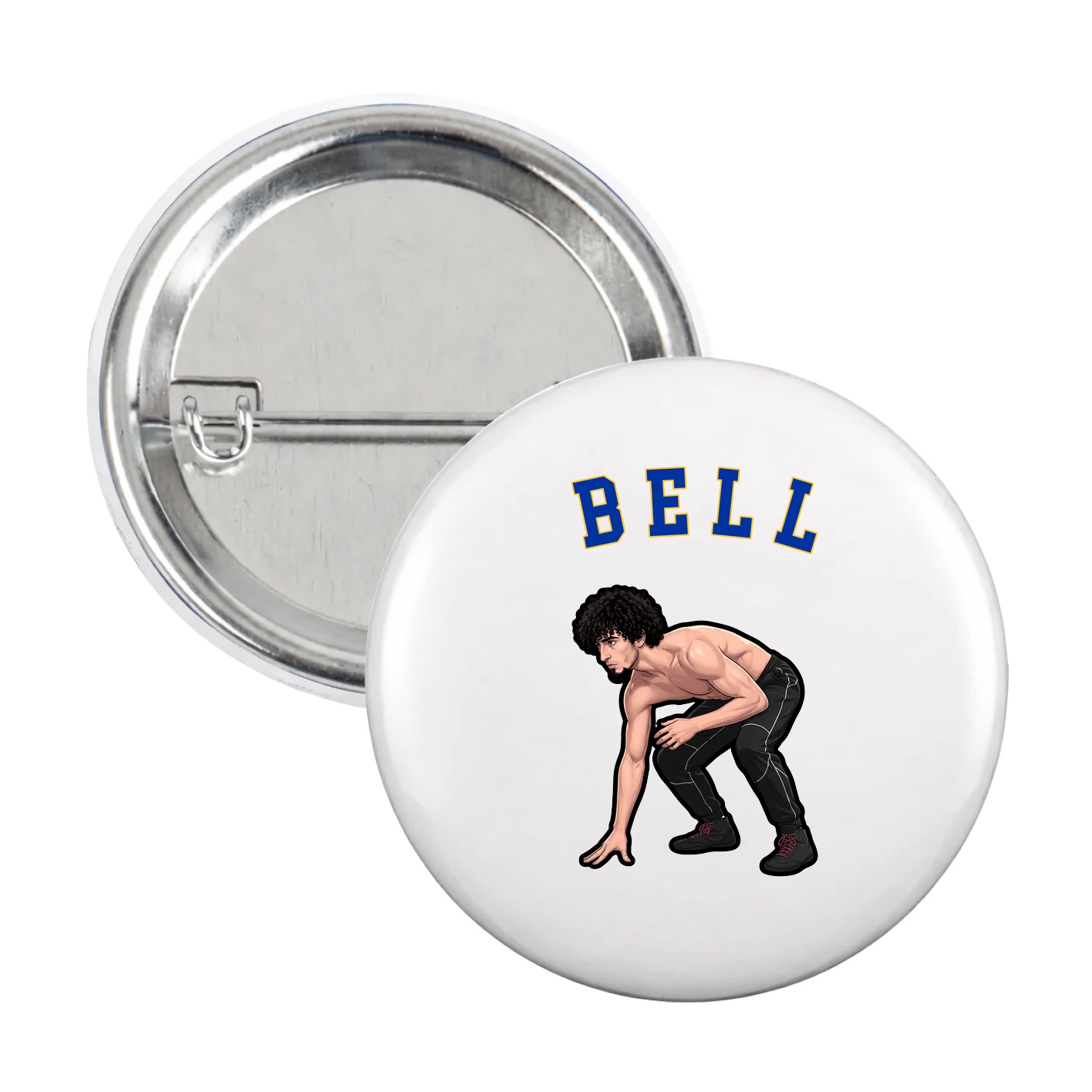 Game Day Button — Shirsey Arch in White