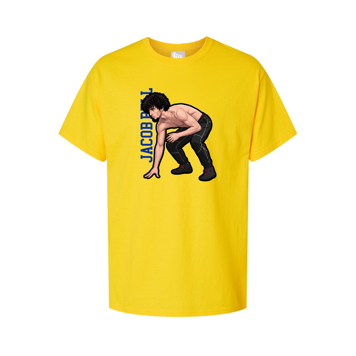 Tee — Name Vertical in Gold