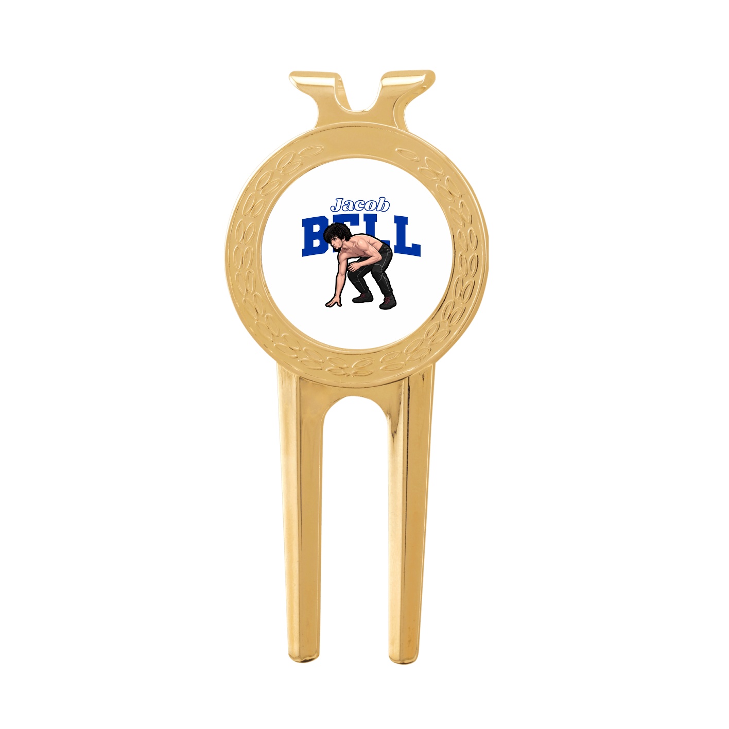 Divot Tool with Ball Marker — Name Arch in Classic