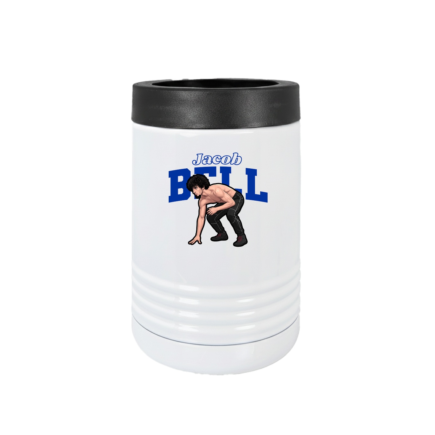 Beverage Holder — Name Arch in White