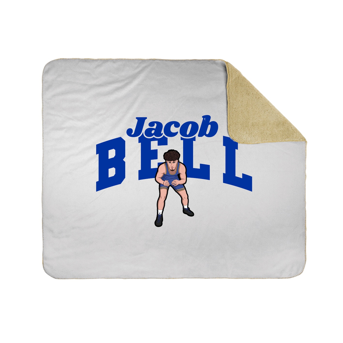 Throw Blanket — Signature Arch in White