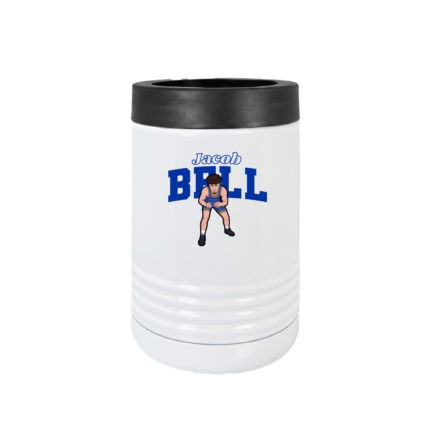 Beverage Holder — Name Arch in White