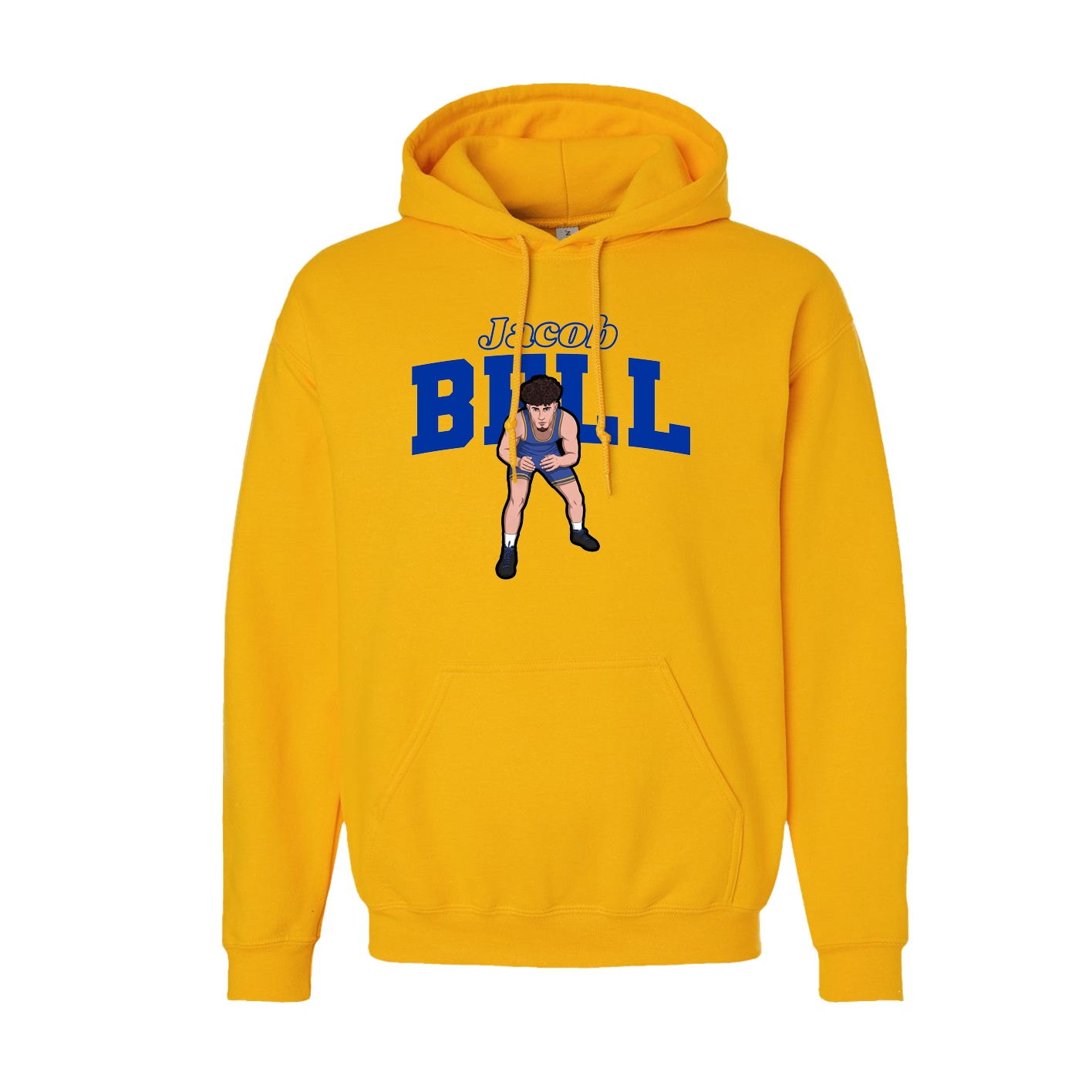 Hoodie — Name Arch in Gold