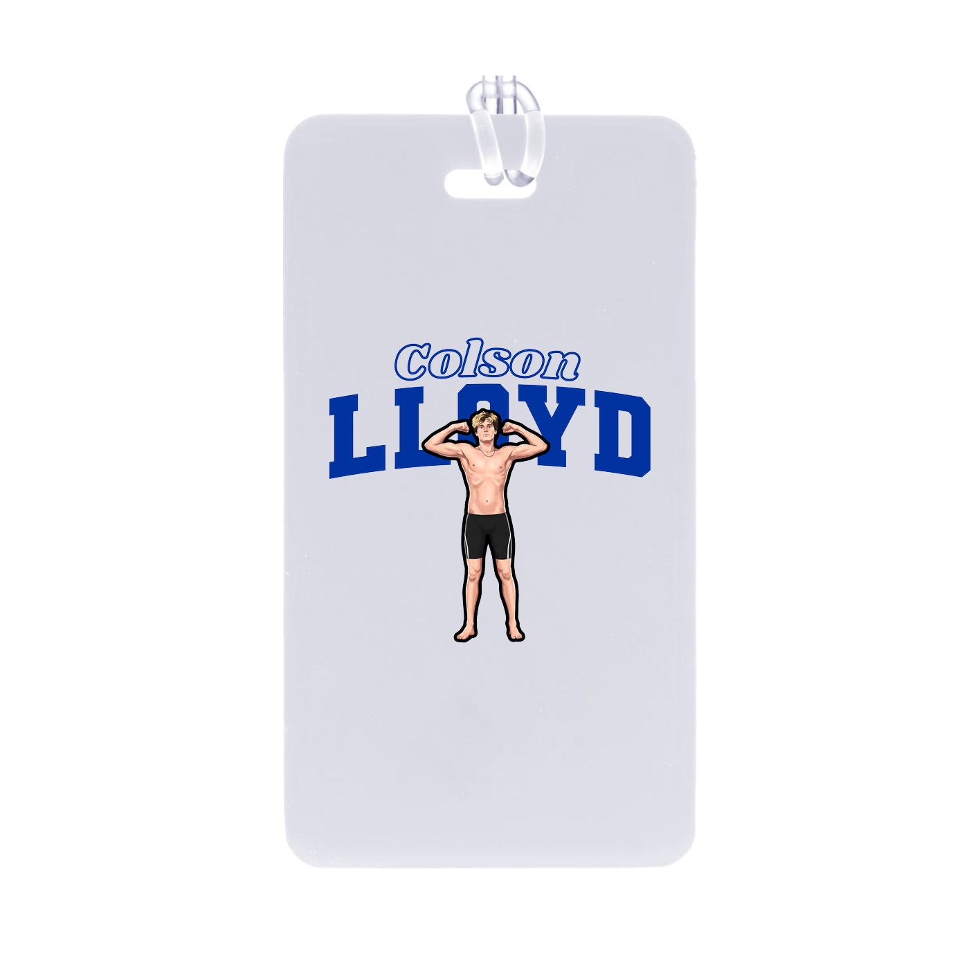 Bag Tag — Name Arch in Classic